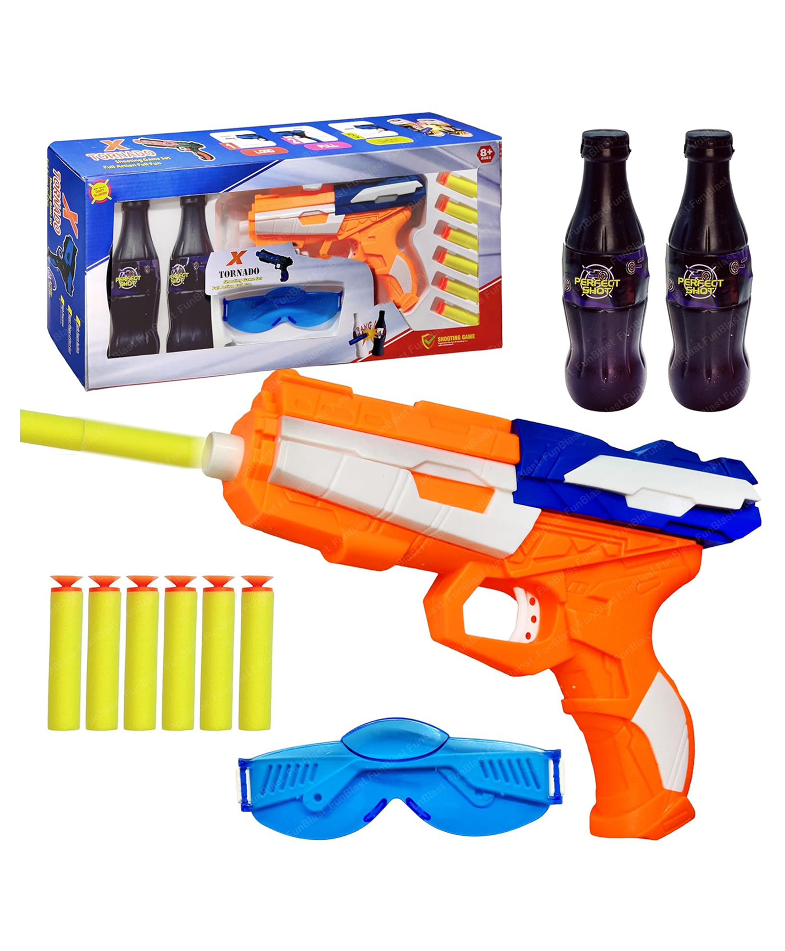 FunBlast High Speed Shooting Gun Game Toy Set  Random Color-image-31