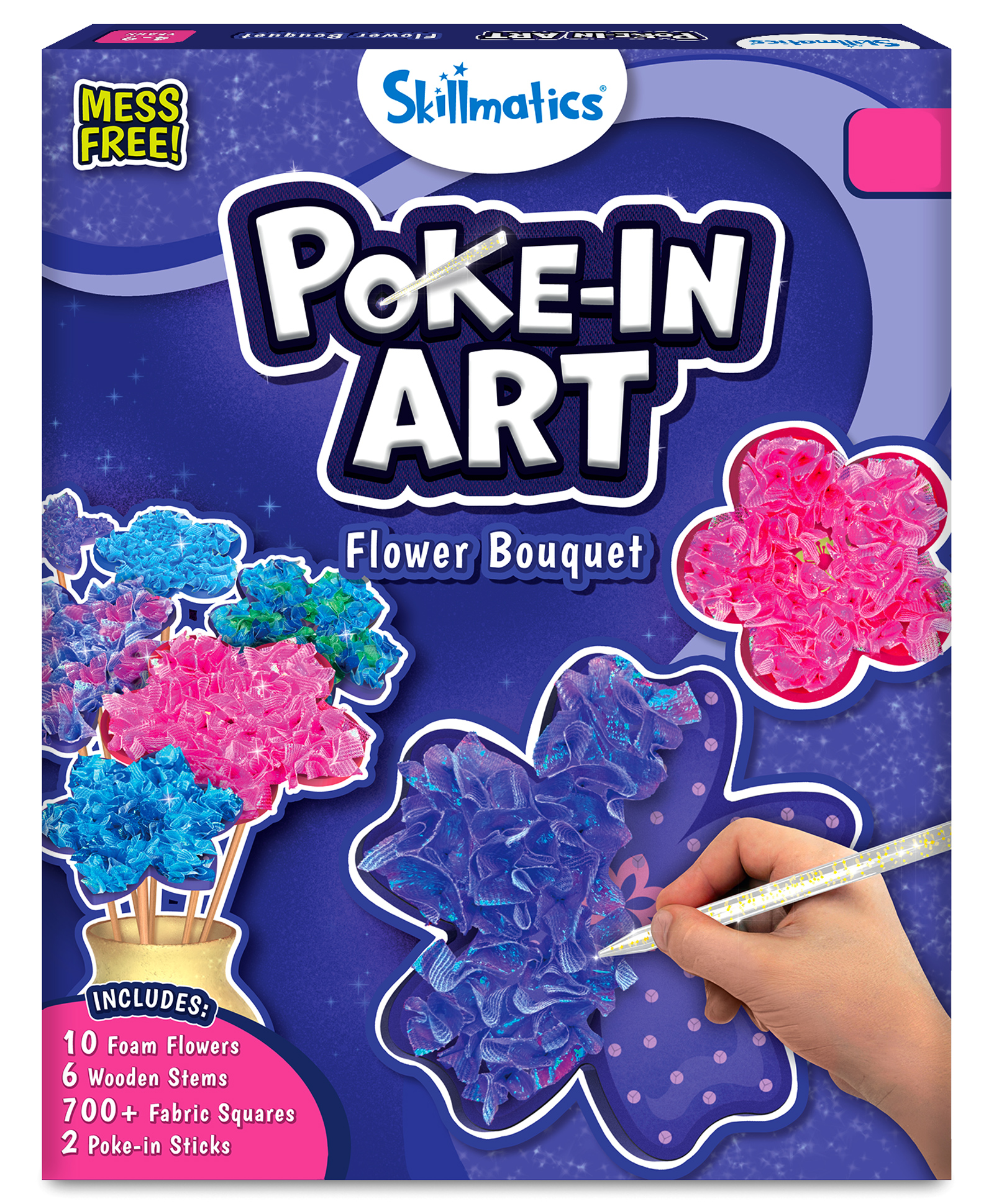 Skillmatics Art & Craft Activity - Poke-in Art Flower Bouquet Mess-Free Art for Kids, Craft Kits, DIY Activity, Gifts for Girls & Boys-picture-15