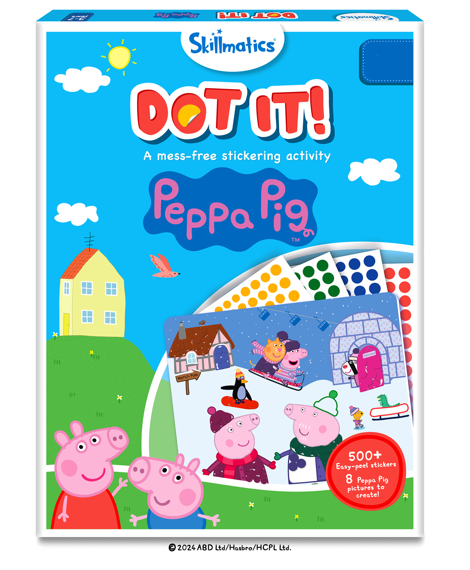 Skillmatics Art Activity  Dot It Peppa Pig, Mess Free Sticker Art for Kids, Craft Kits, DIY Activity, Gifts for Boys & Girls Ages 3 to 7 Travel Toys for Toddlers-image-46