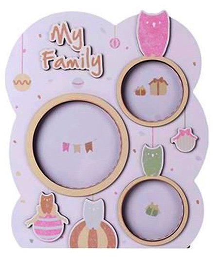 Babies Bloom My Family Photo Frame -  Light Purple-picture-29