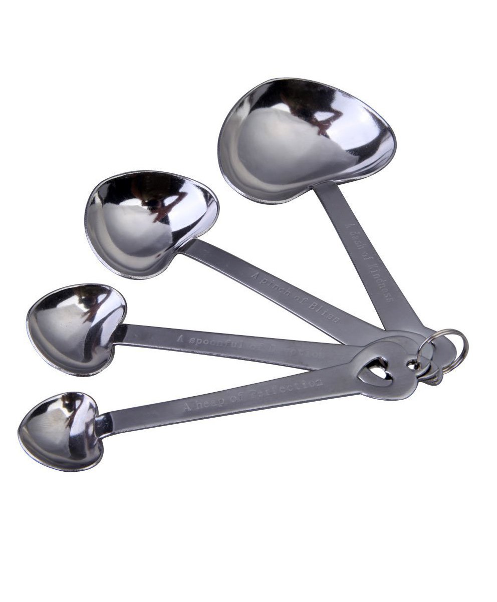 Babies Bloom Stainless Steel Measuring Spoons Set of 4 - Silver-picture-20