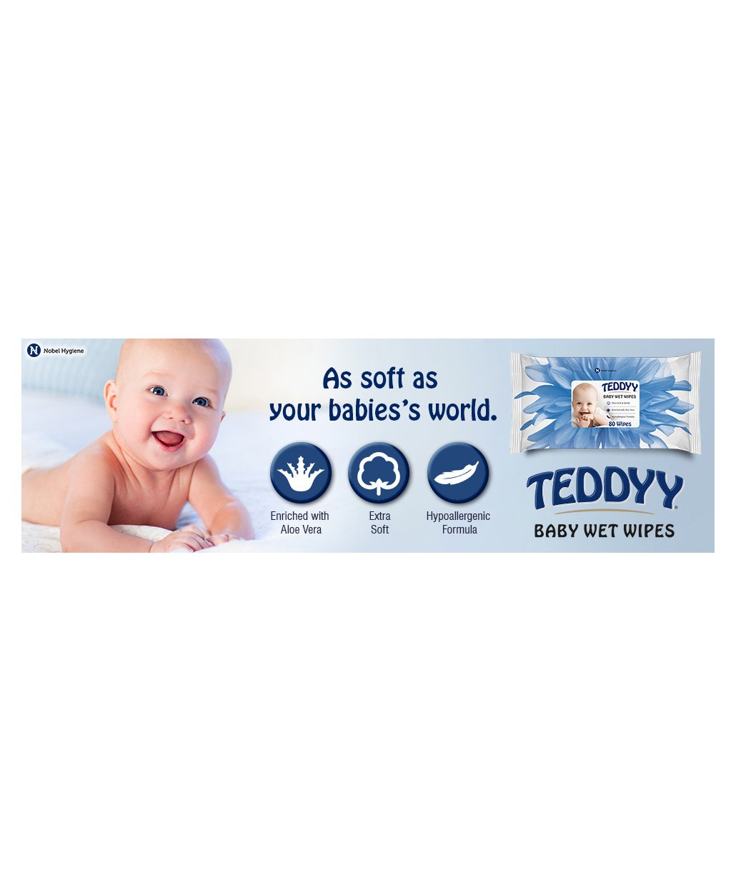 teddyy baby wet wipes