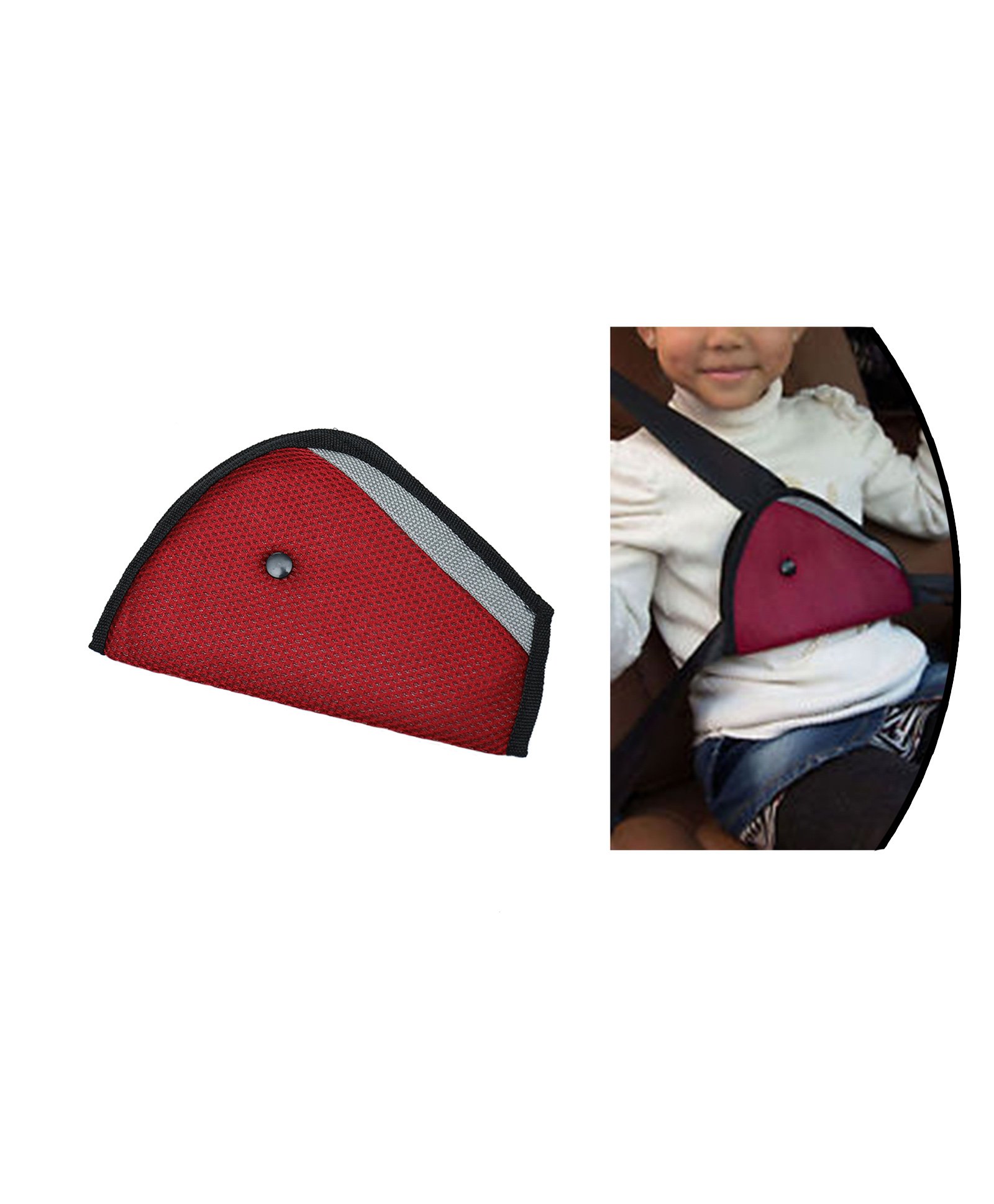 Safe-O-Kid Seat Belt Holder - Maroon-image-12