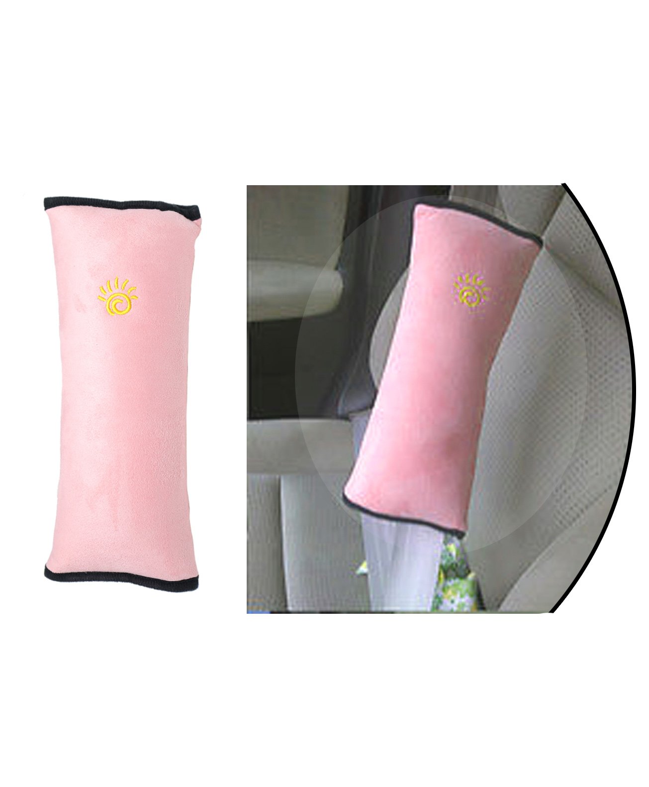 Safe-O-Kid Car Seat Belt Pillow for Kids, Pink, Pack of 1-picture-21
