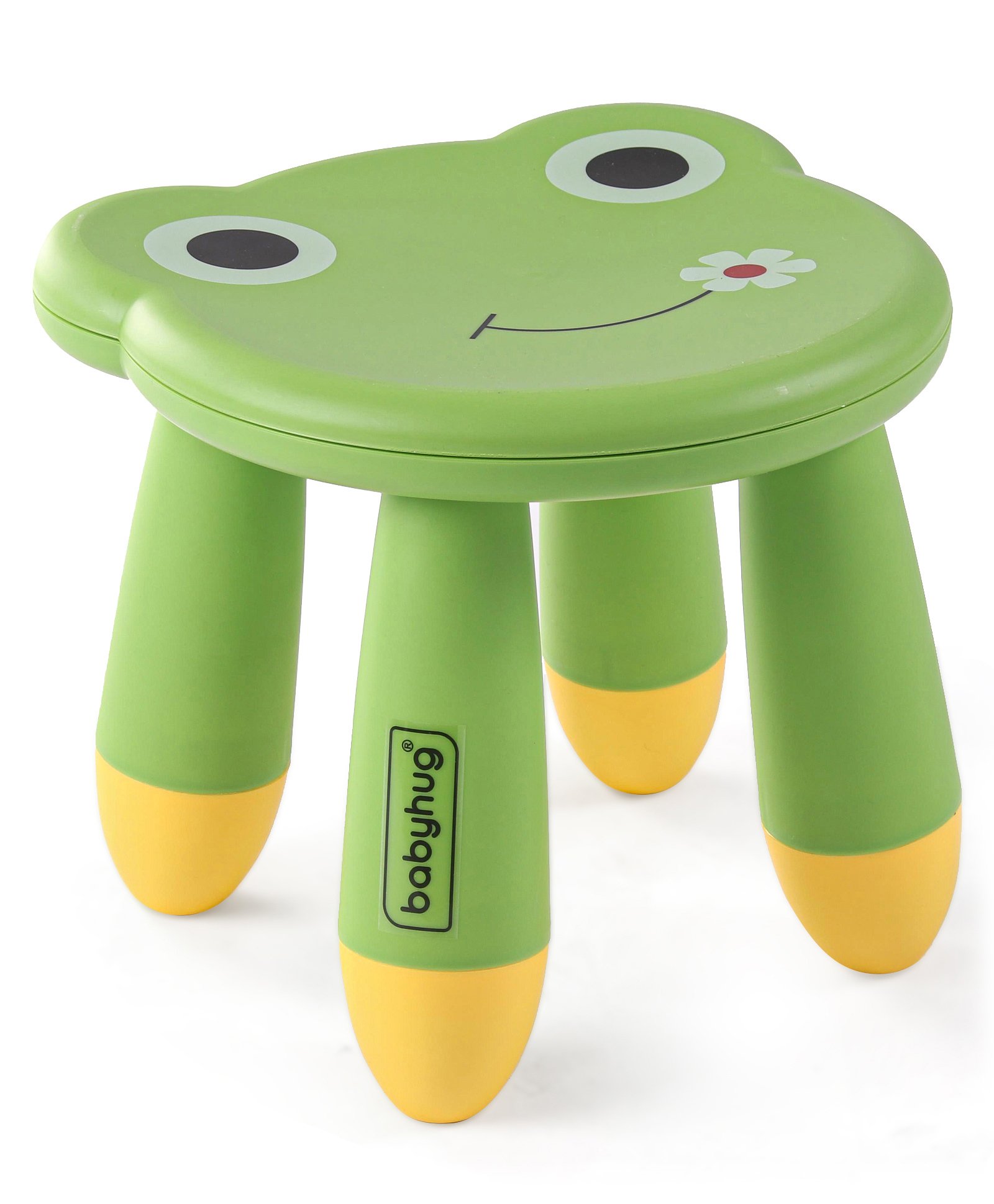 Babyhug Light Weight Multipurpose Kids Frog Shape Stool with  Removable Legs - Multicolor-picture-28