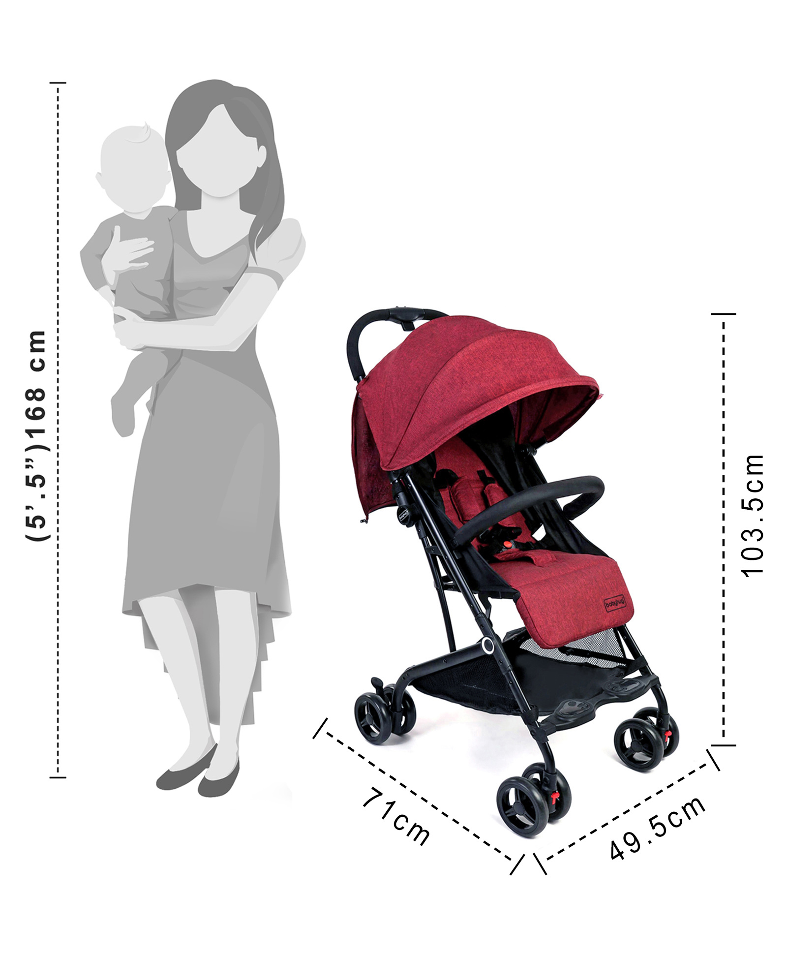 firstcry baby trolley