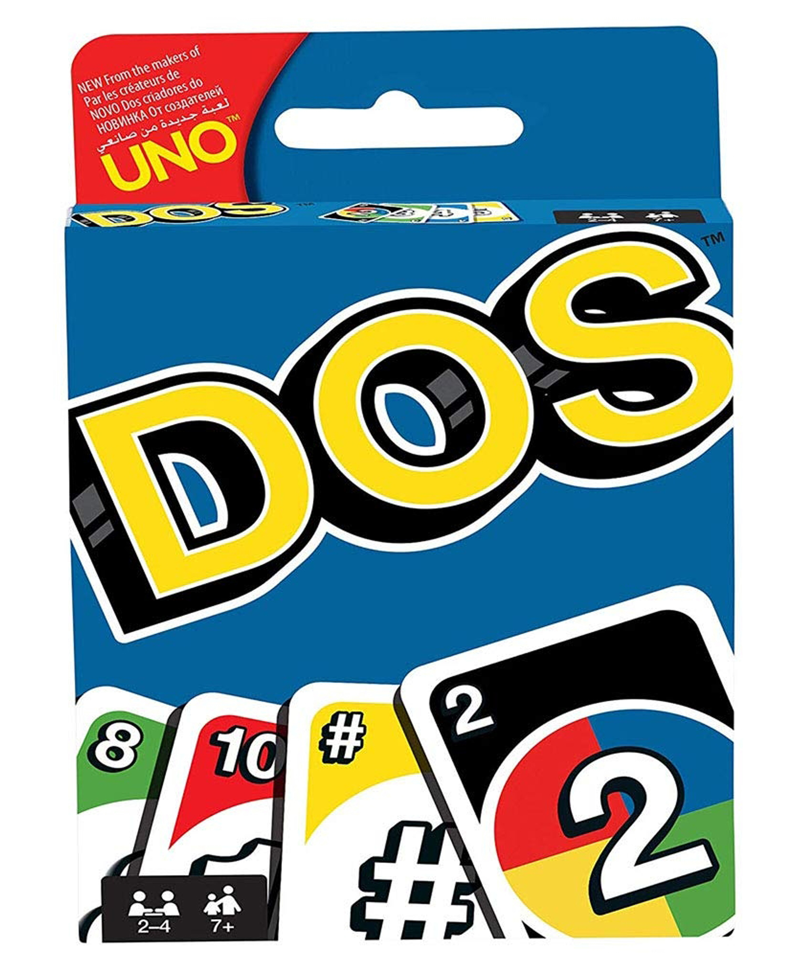 PLUSPOINT DOS Card Game Just like uno, dos involves a race to be the first to get rid of your cards for age 7+ - Multicolor-picture-6