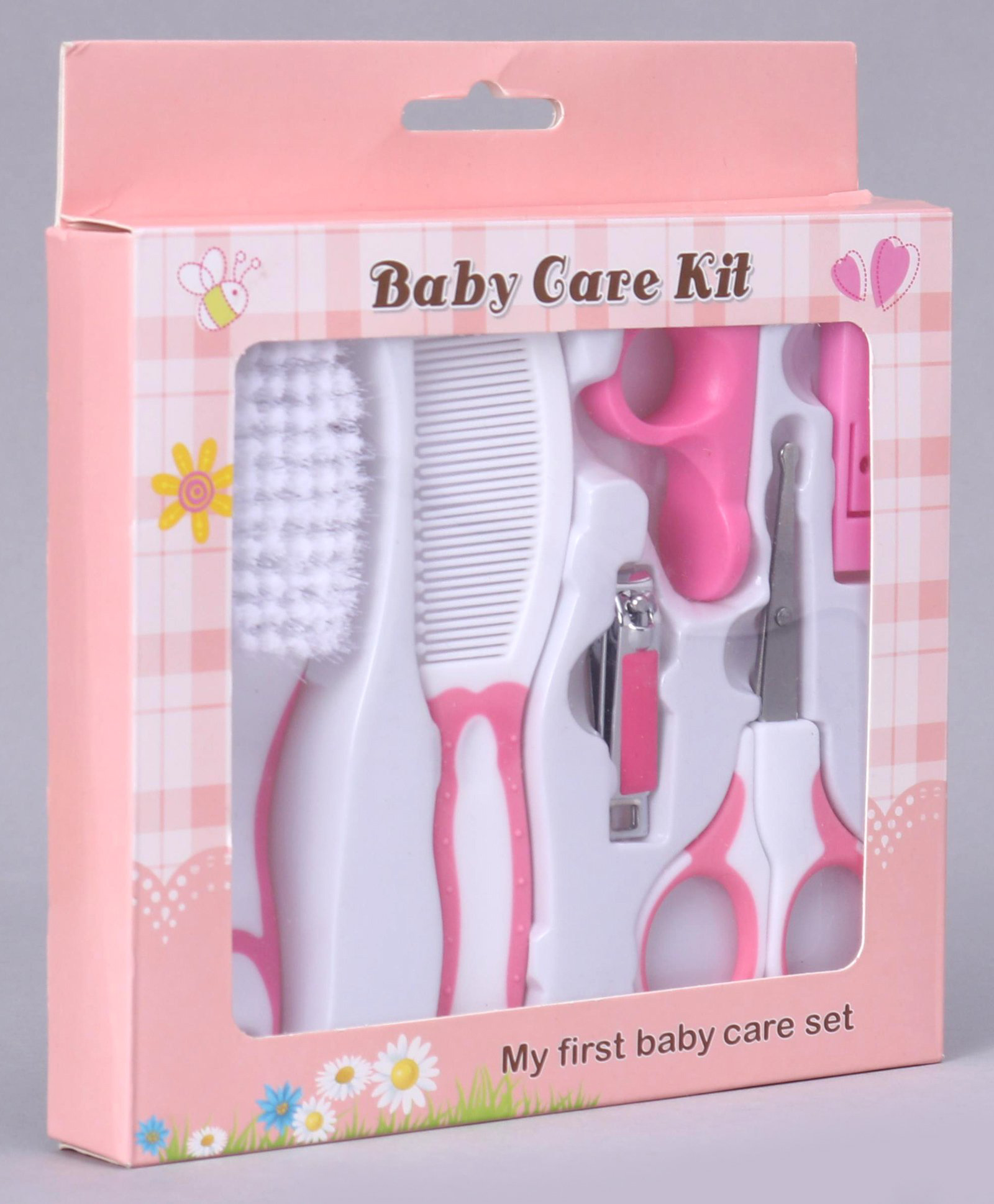 Joy Buzz Baby Grooming Kit Set Of - Pink-picture-5