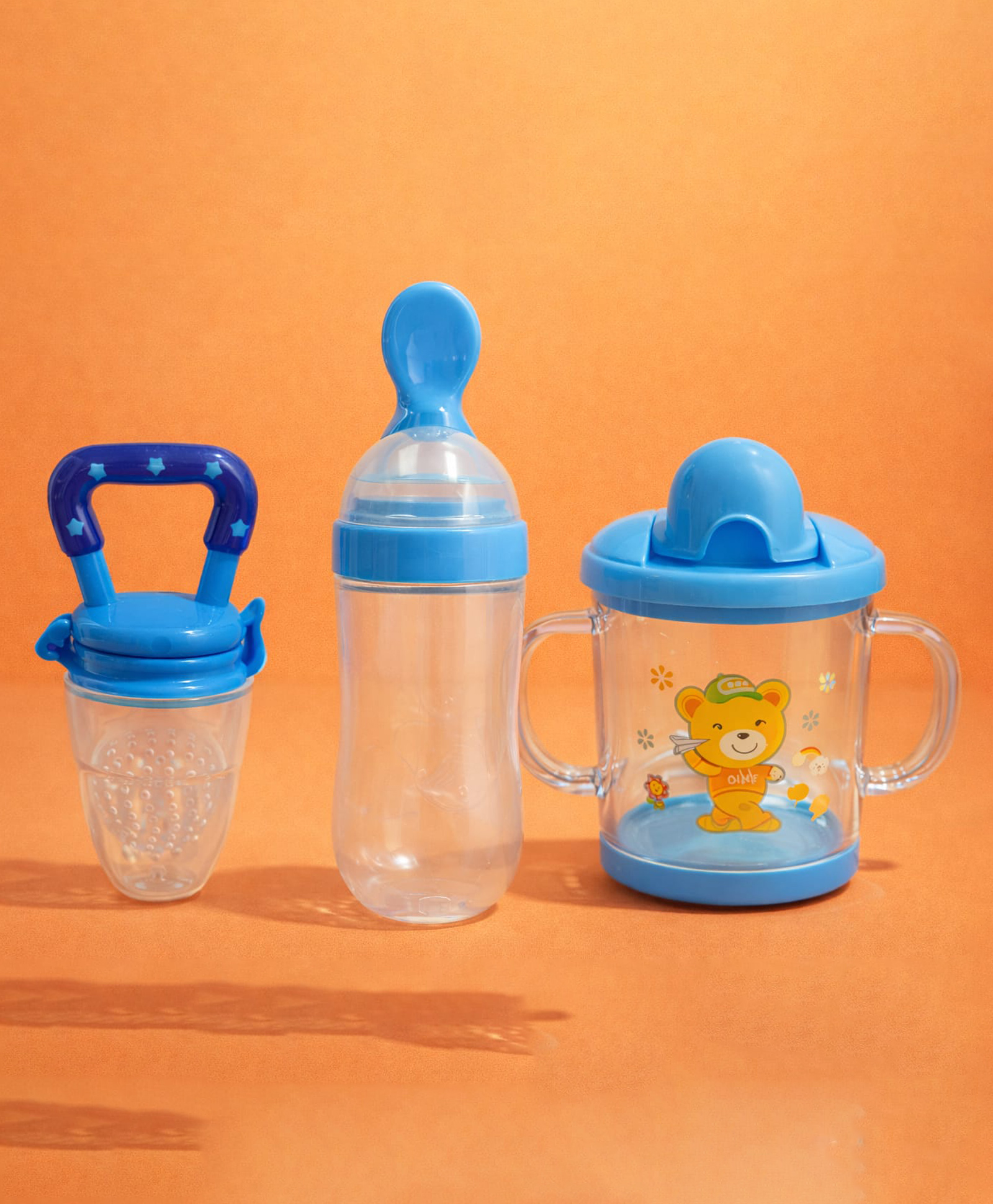 Kritiu Baby Food Feeder Fruit Nibbler & Sipper Combo - Milticolor-picture-40