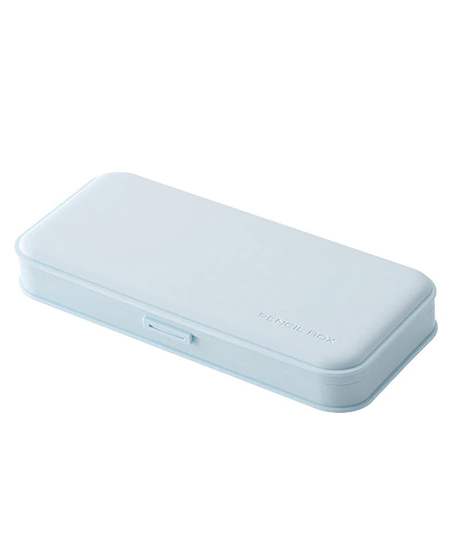SYGA Plastic Pencil Case for Kids Pencil Box Pencils and Markers storage box (Blue)-image-17