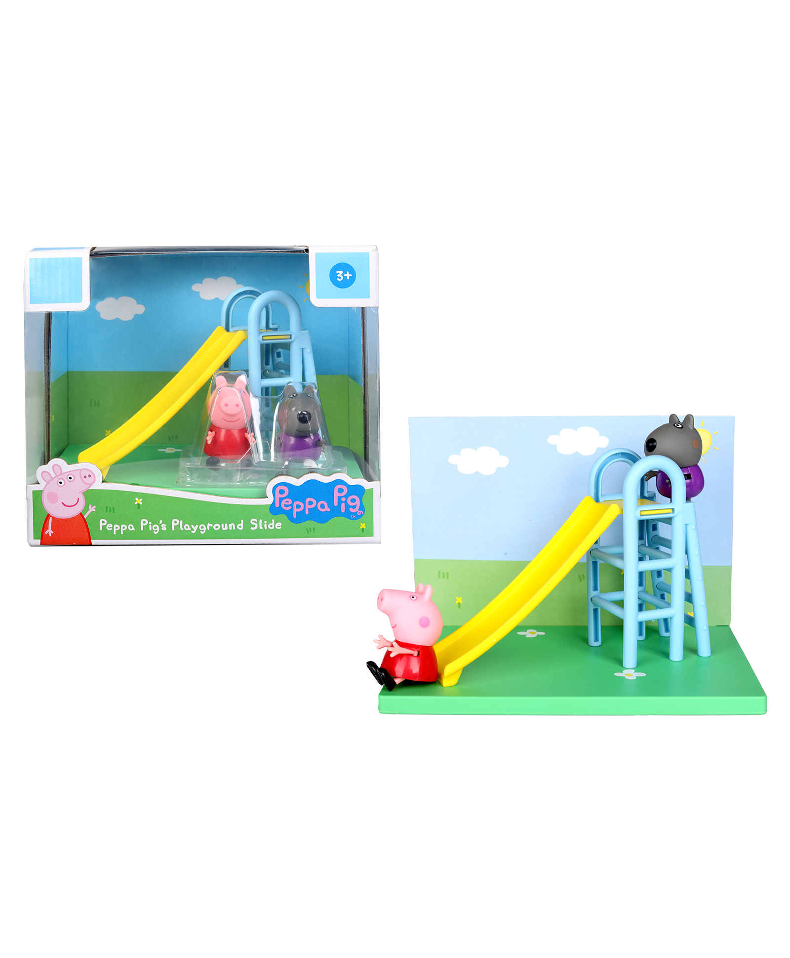 Peppa Pig Playground Slide Playset - Multicolour-picture-17