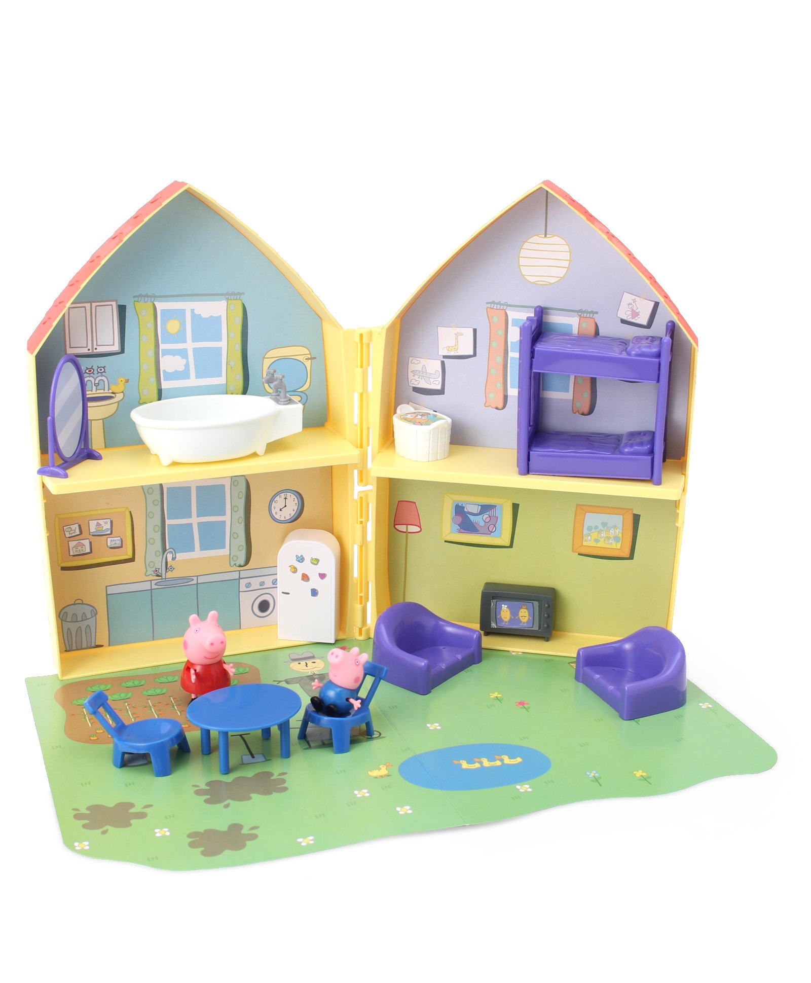 Peppa Pig Family House Playset - Multicolour-picture-21
