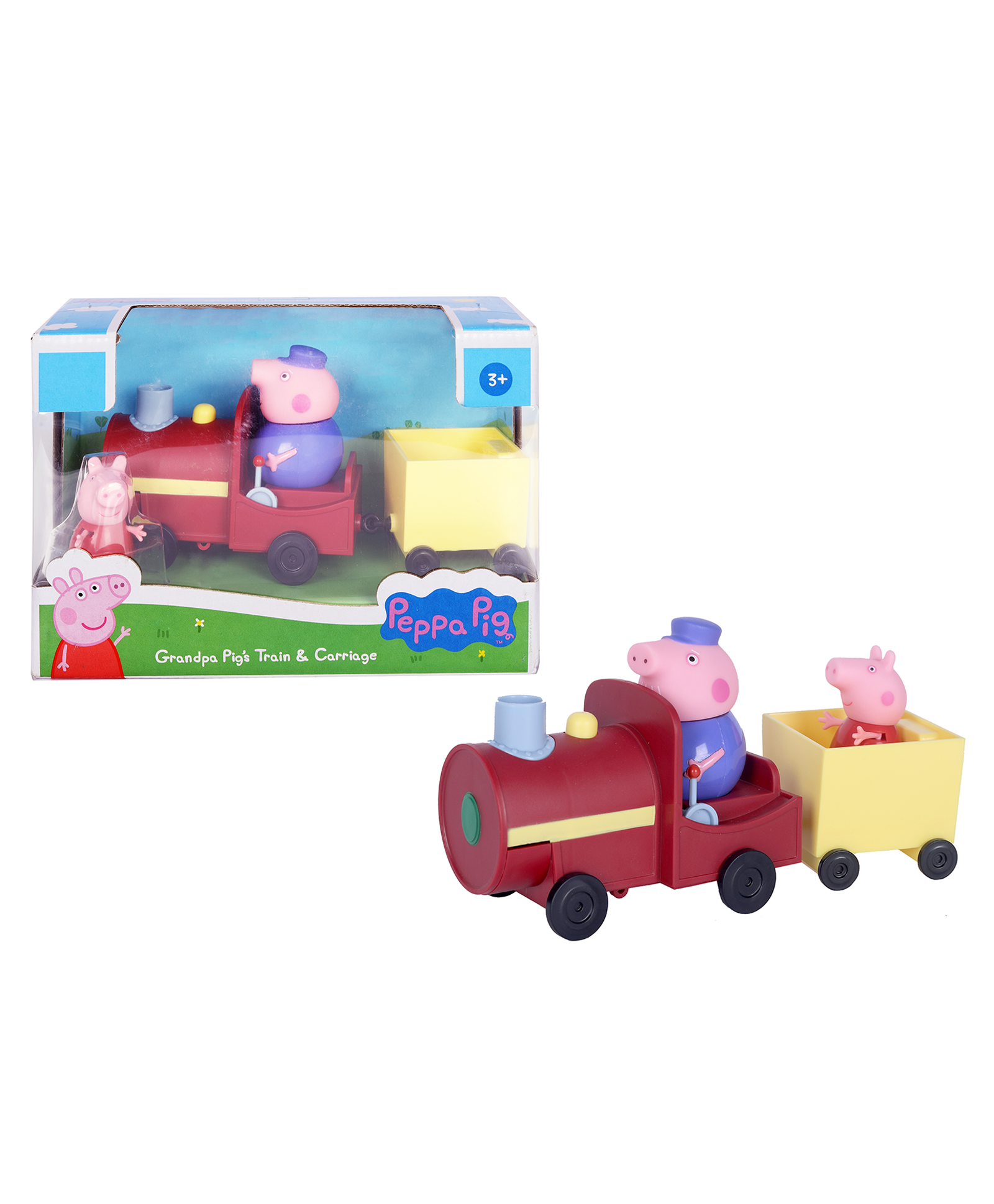 Peppa Pig Grandpa Train N Carriage - Multicolor-picture-7