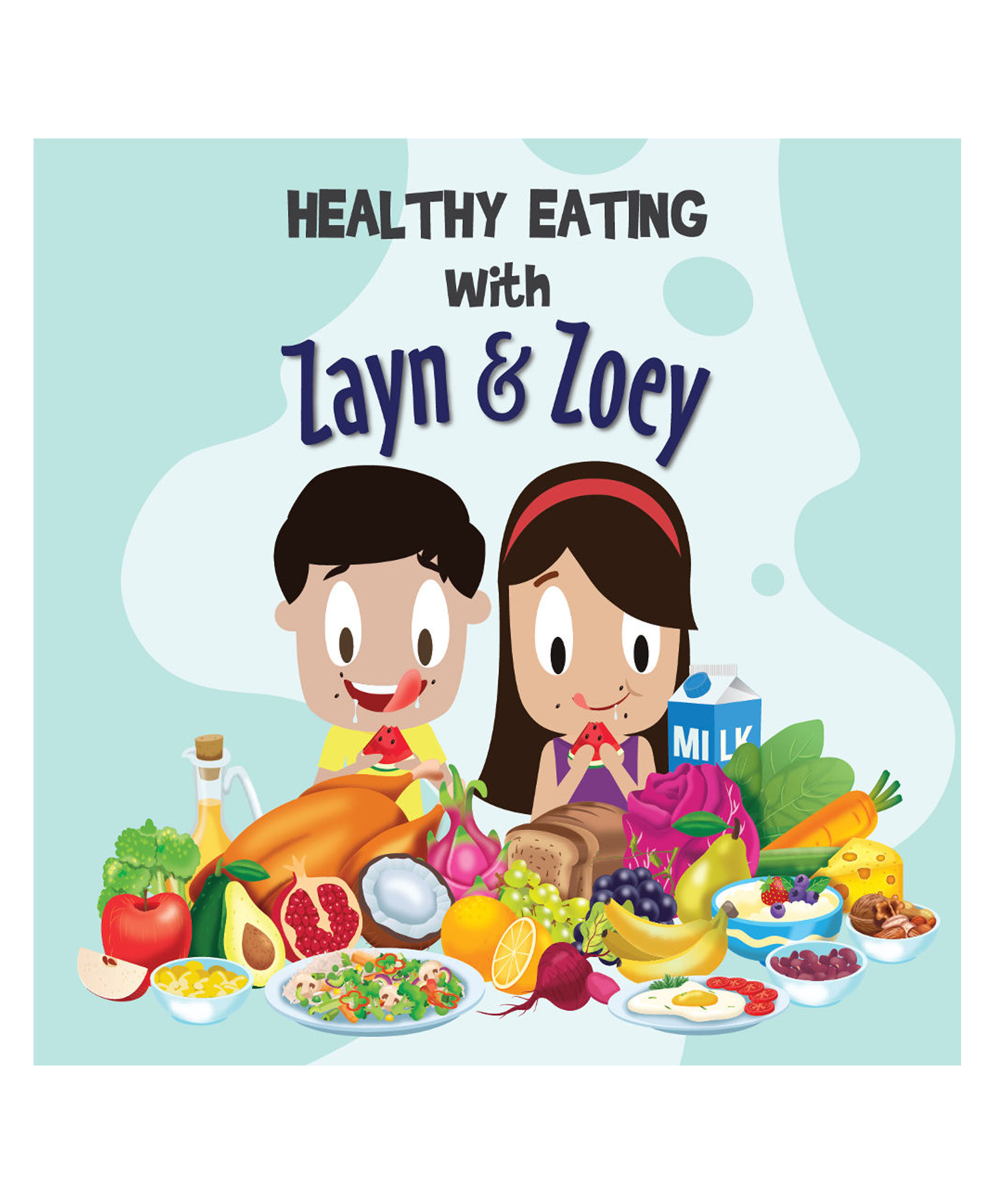 zayn & zoey Healthy Eating Story Book - English-picture-13