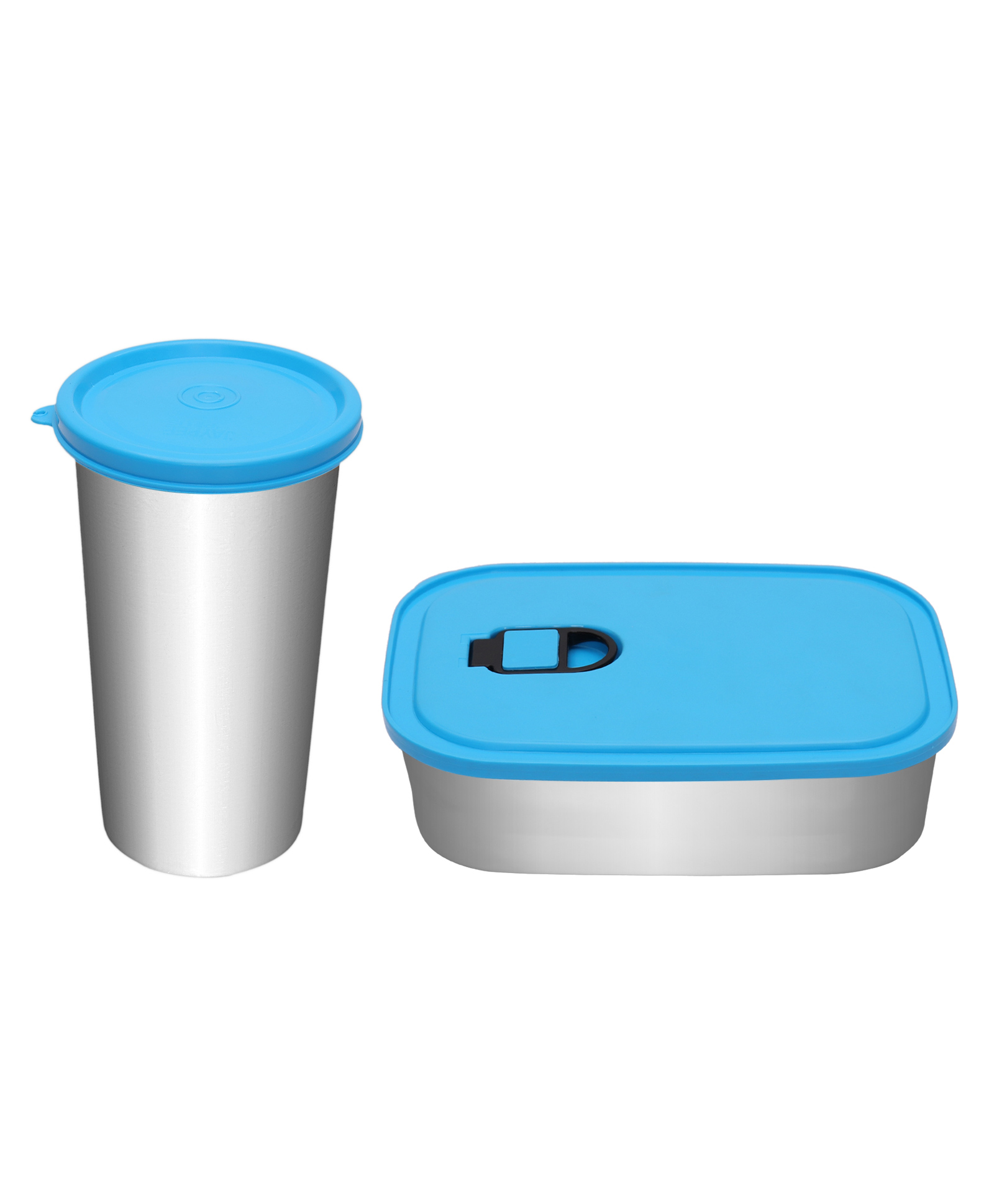 Jaypee Plus Unicorn Lunch Box Combo with 1 Tumbler , Leakproof Plastic Inner Steel Tiffin box Food Grade ,Light Weight, Easy to Carry, Blue , 400 ml-image-16