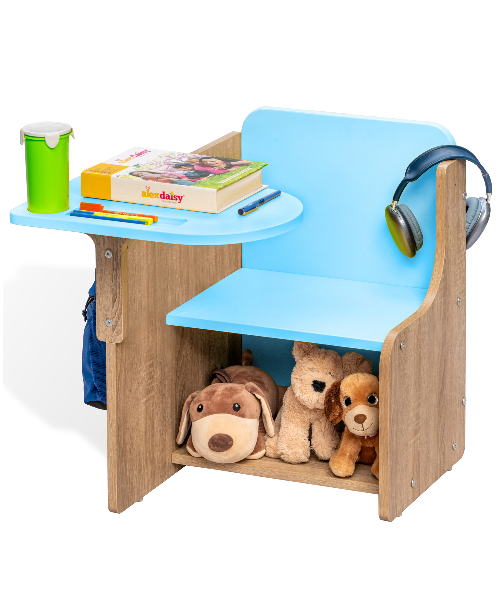 alex daisy by tiffany Alex Daisy Zapper Desk Chair for Kids - Blue-picture-17