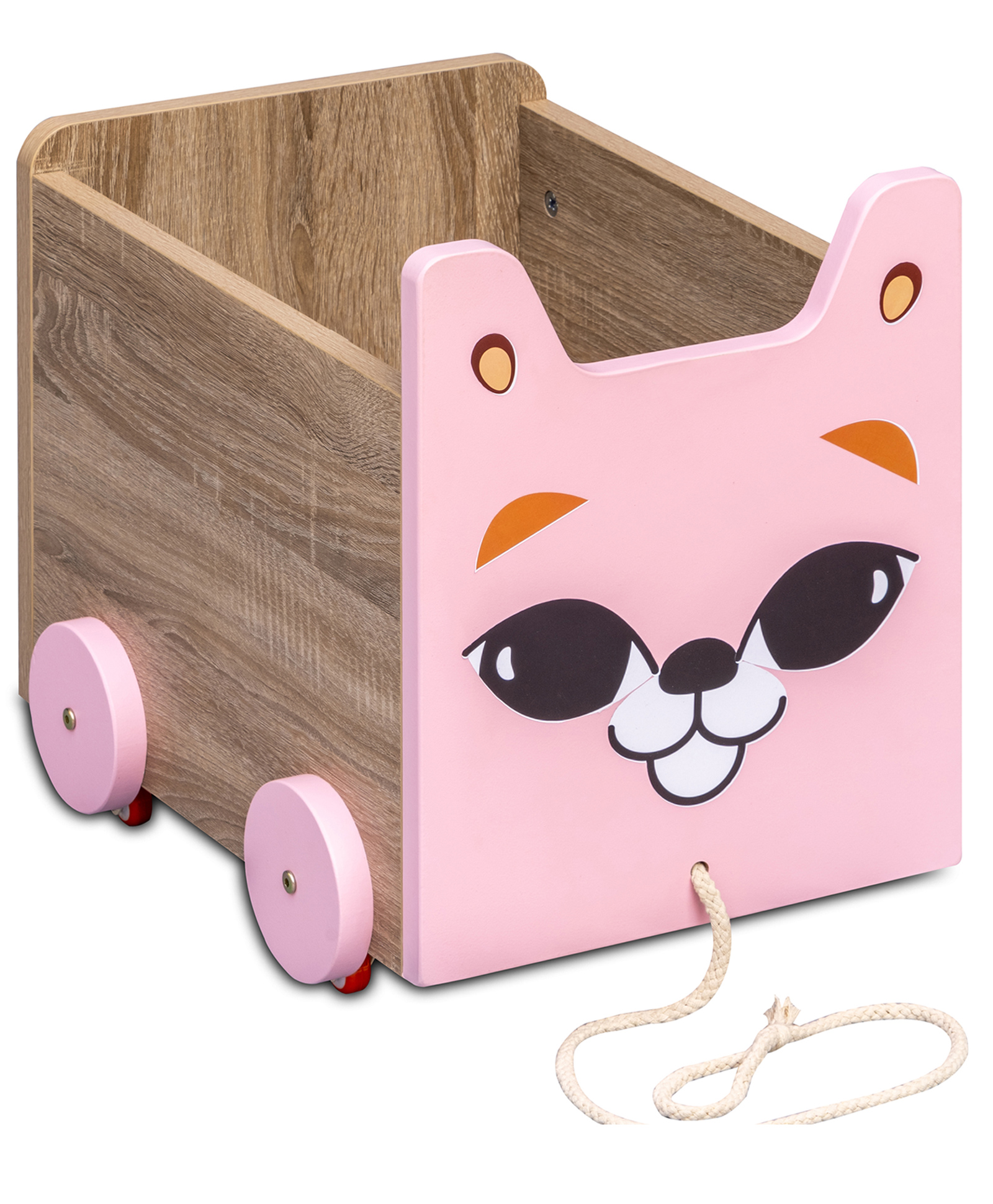 Alex Daisy Toy Storage Box & Cart - Pink-image-48