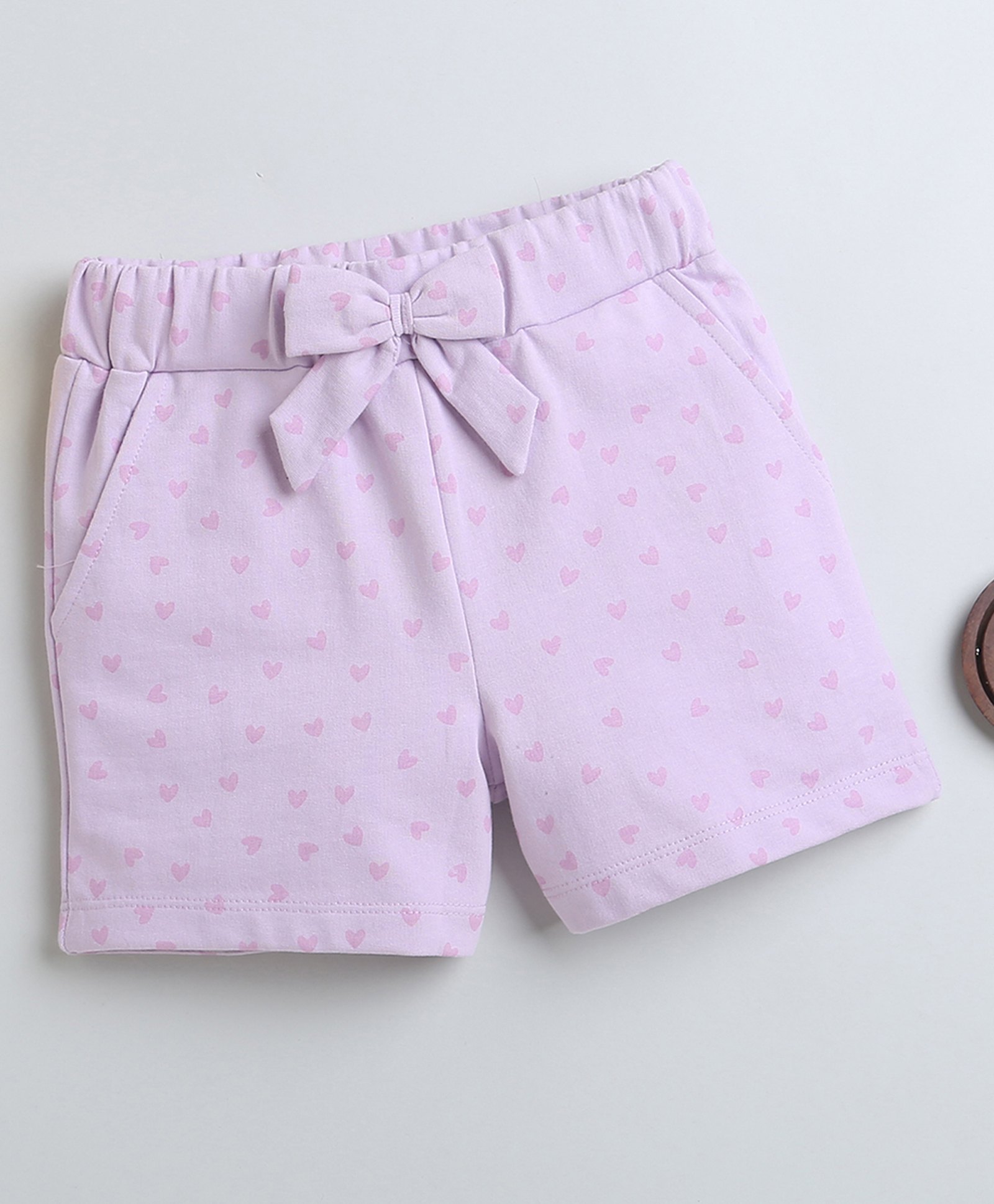 BUMZEE Heart Printed Shorts - Lavender-picture-27