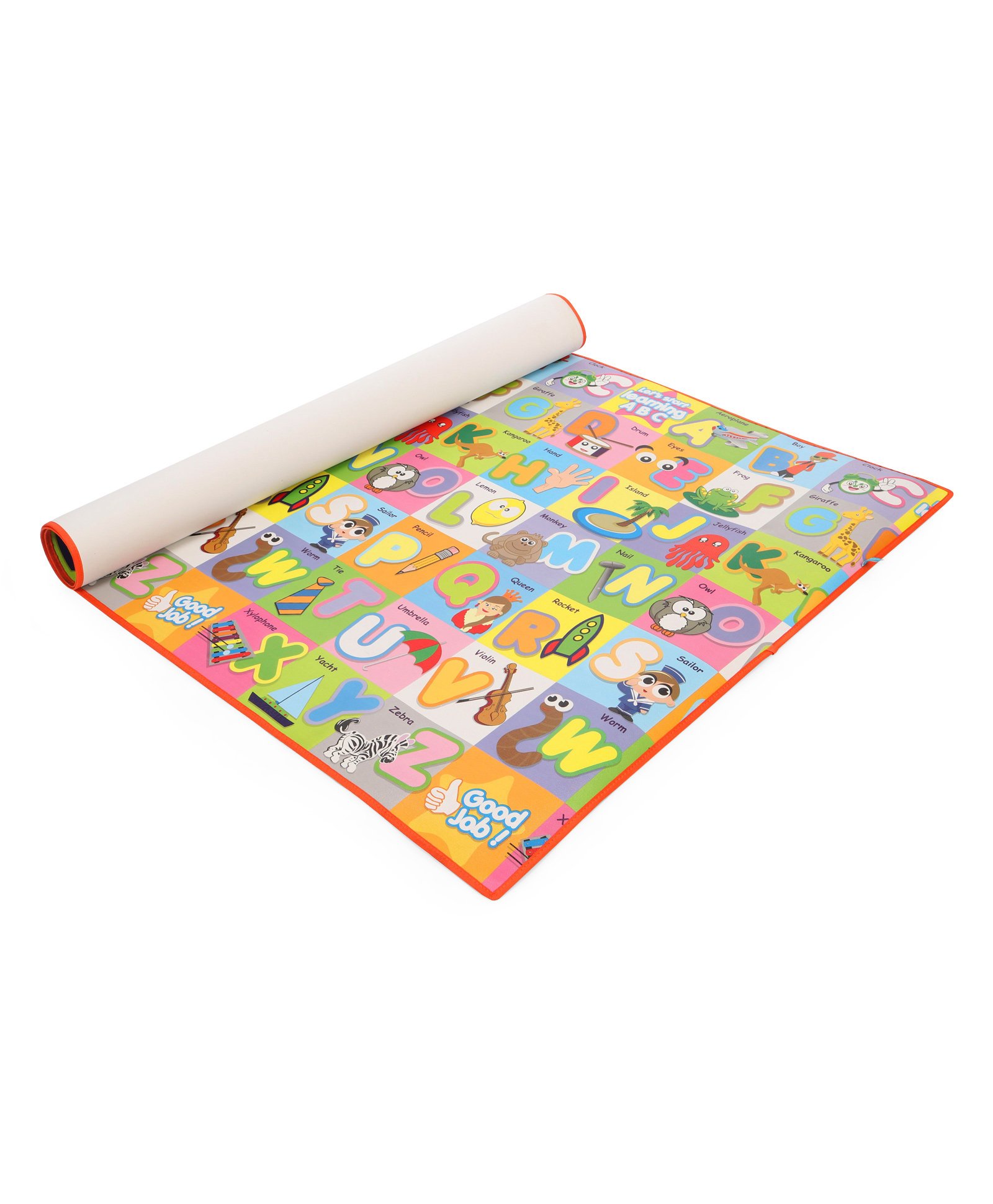 Unimats Play Mat Alphabet Print - Multi Colour-image-5