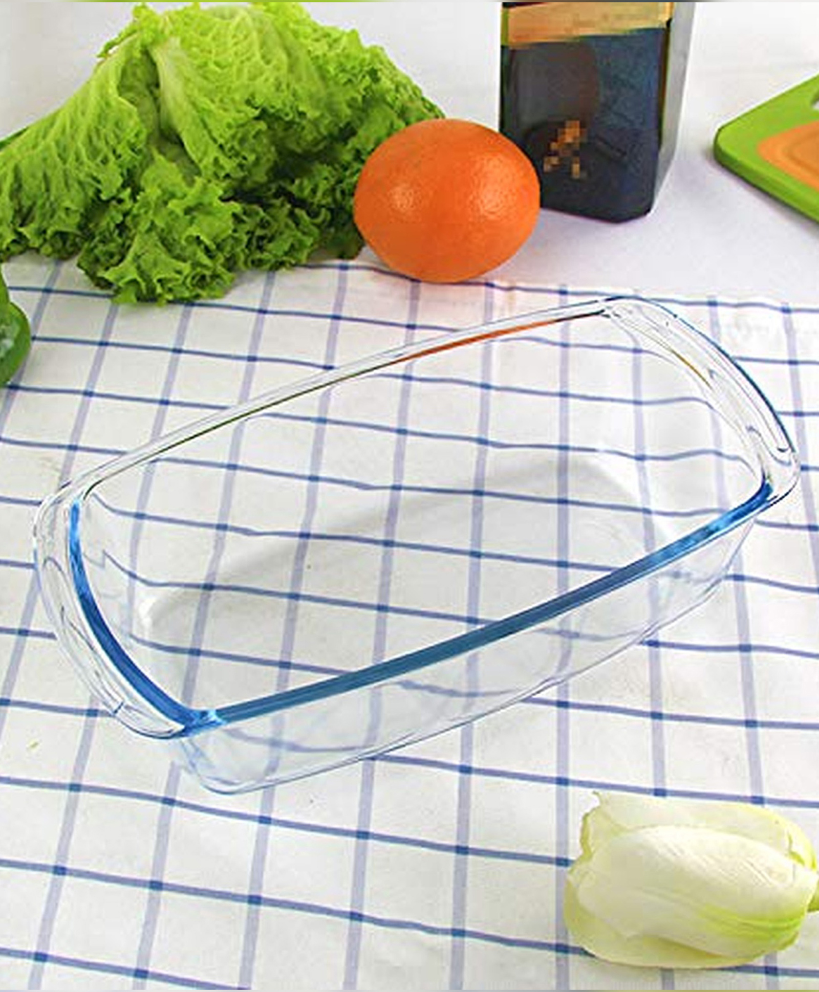 Femora Borosilicate Glass Loaf Pan - 1800 ml-image-27