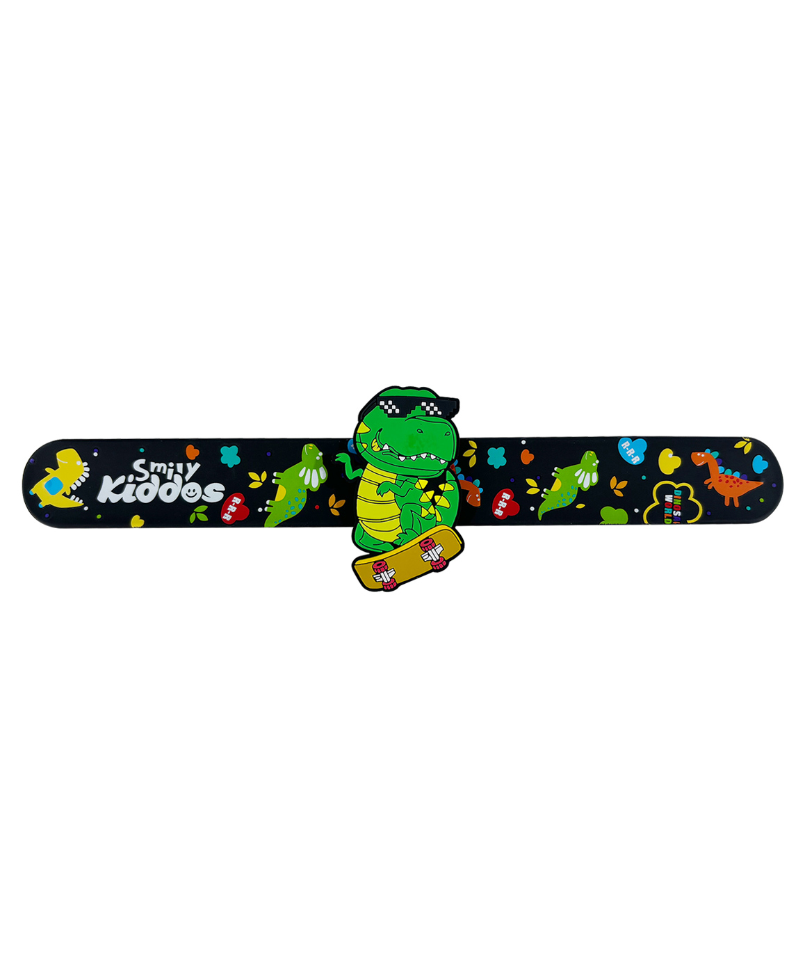 Smily Kiddos Slap Band Dino Theme -Black-image-32