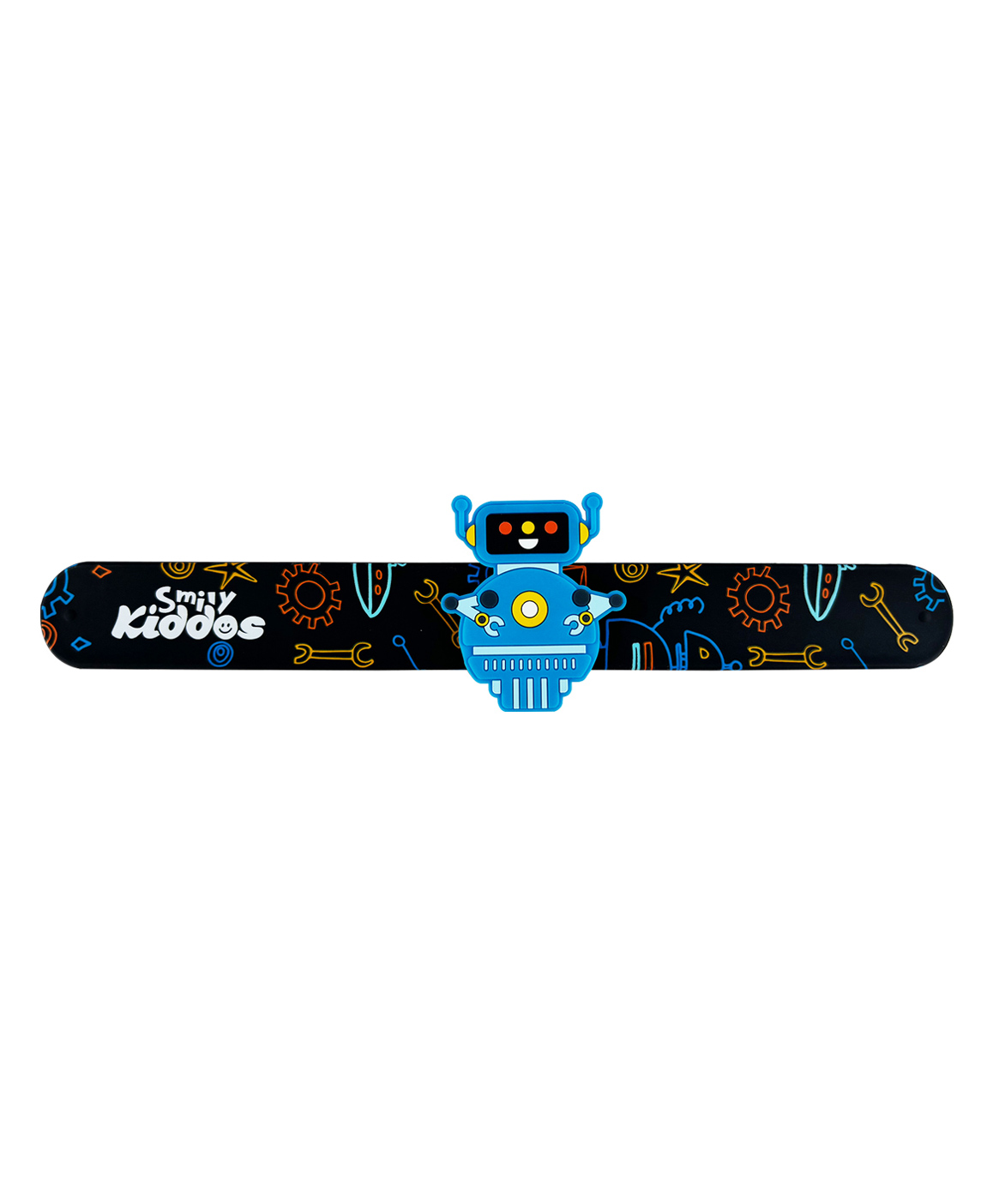 Smily Kiddos Slap Band Robot Theme -Black-image-18