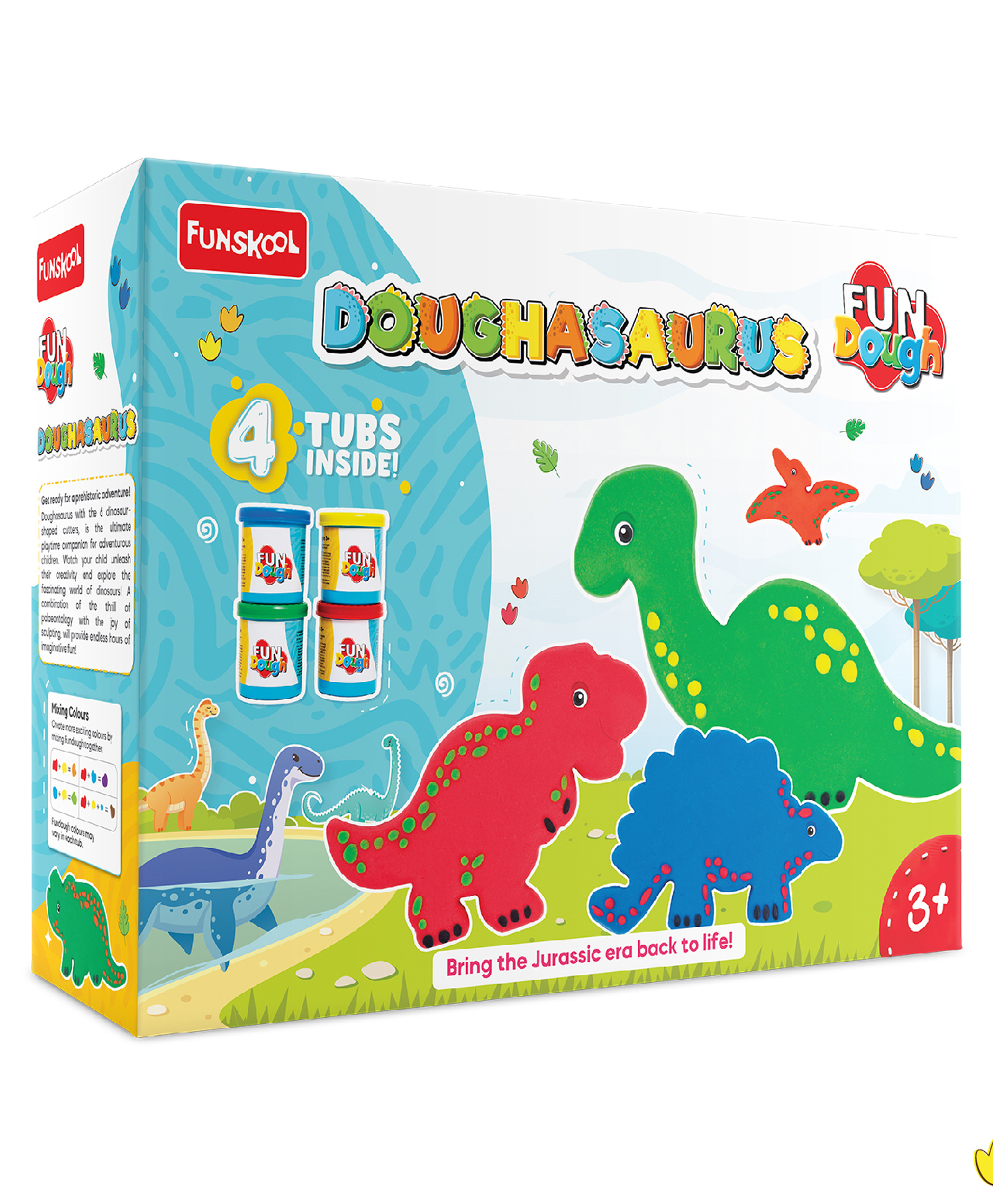 Funskool Fundough Doughasaurus Play Dough Set - Multicolour-image-41
