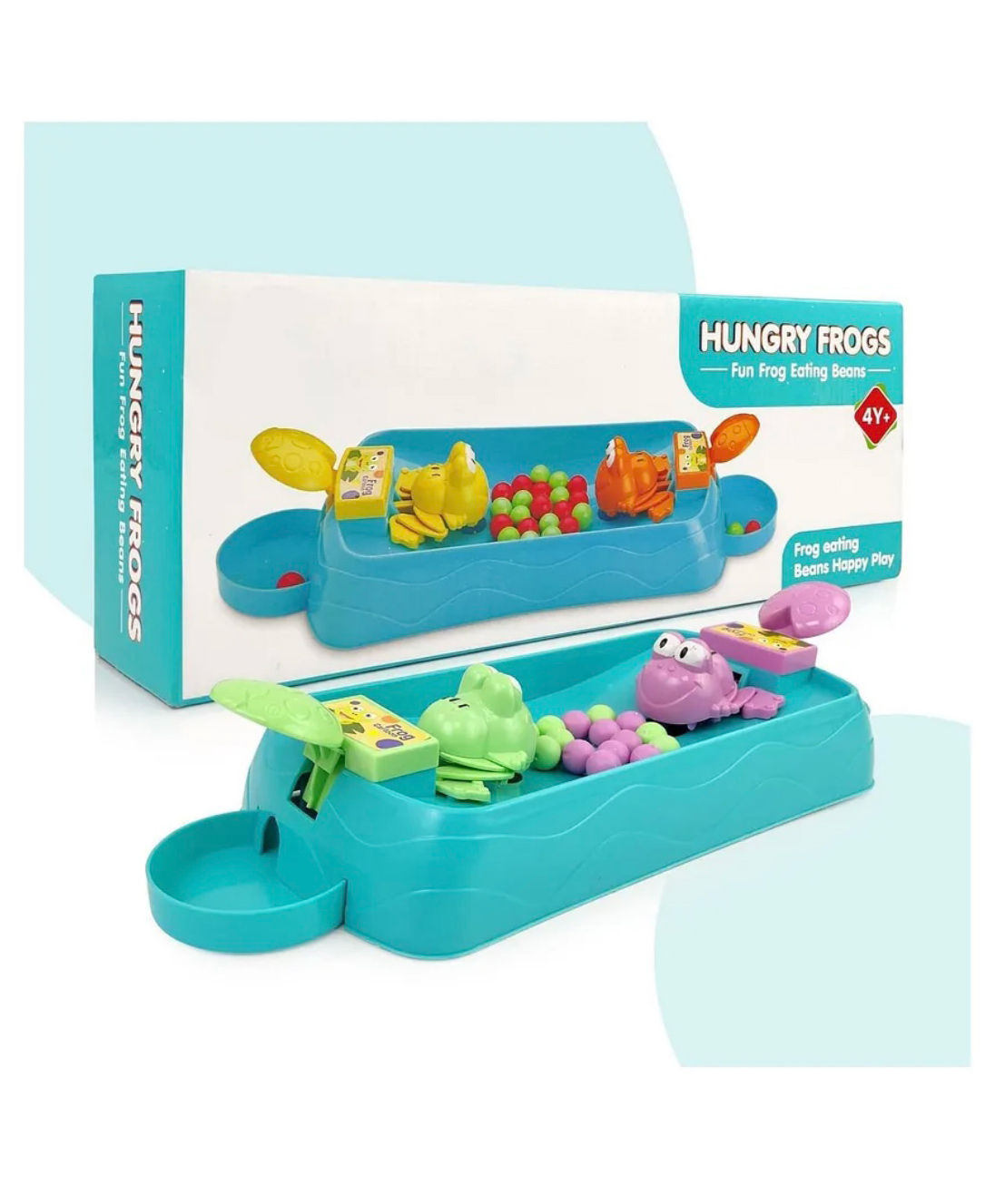 ARCADE TOYS Hungry Frog Beans Eating Game for Kids - Colour may vary-picture-8
