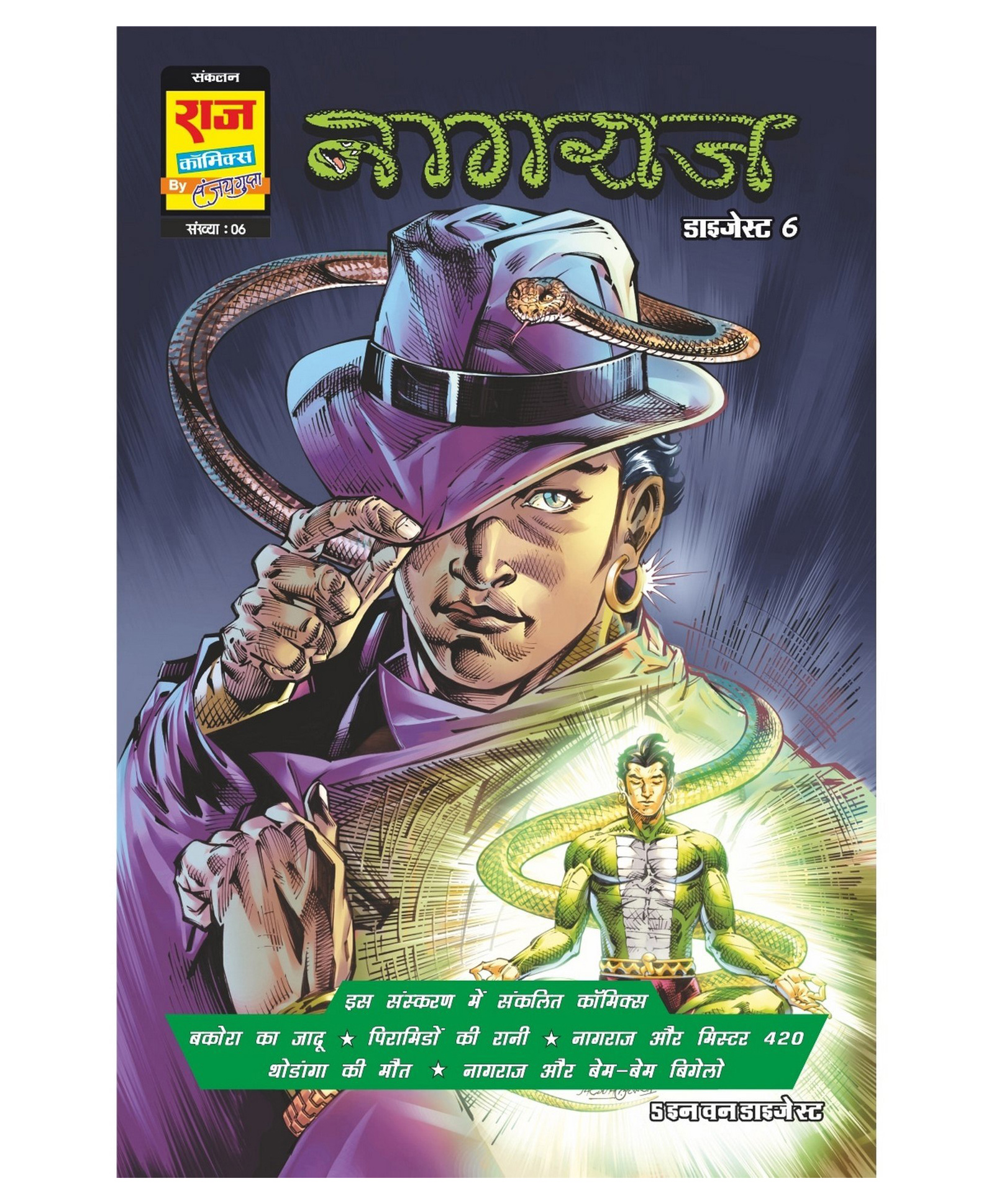 Raj Comics Nagraj Digest 6 - Hindi-picture-28