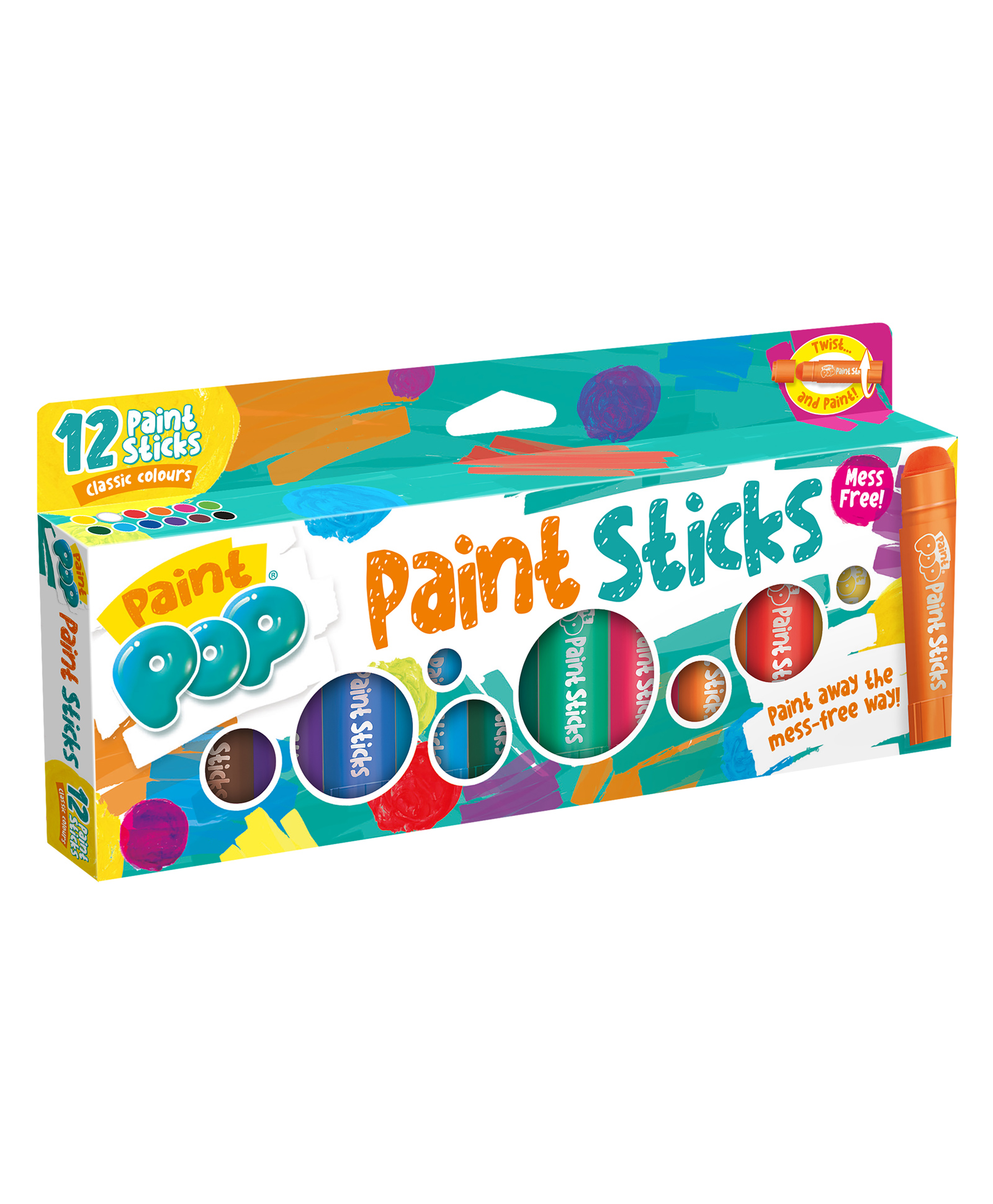 Paint Pop Classic 12 Pack Quick Dry Paint Sticks-image-44