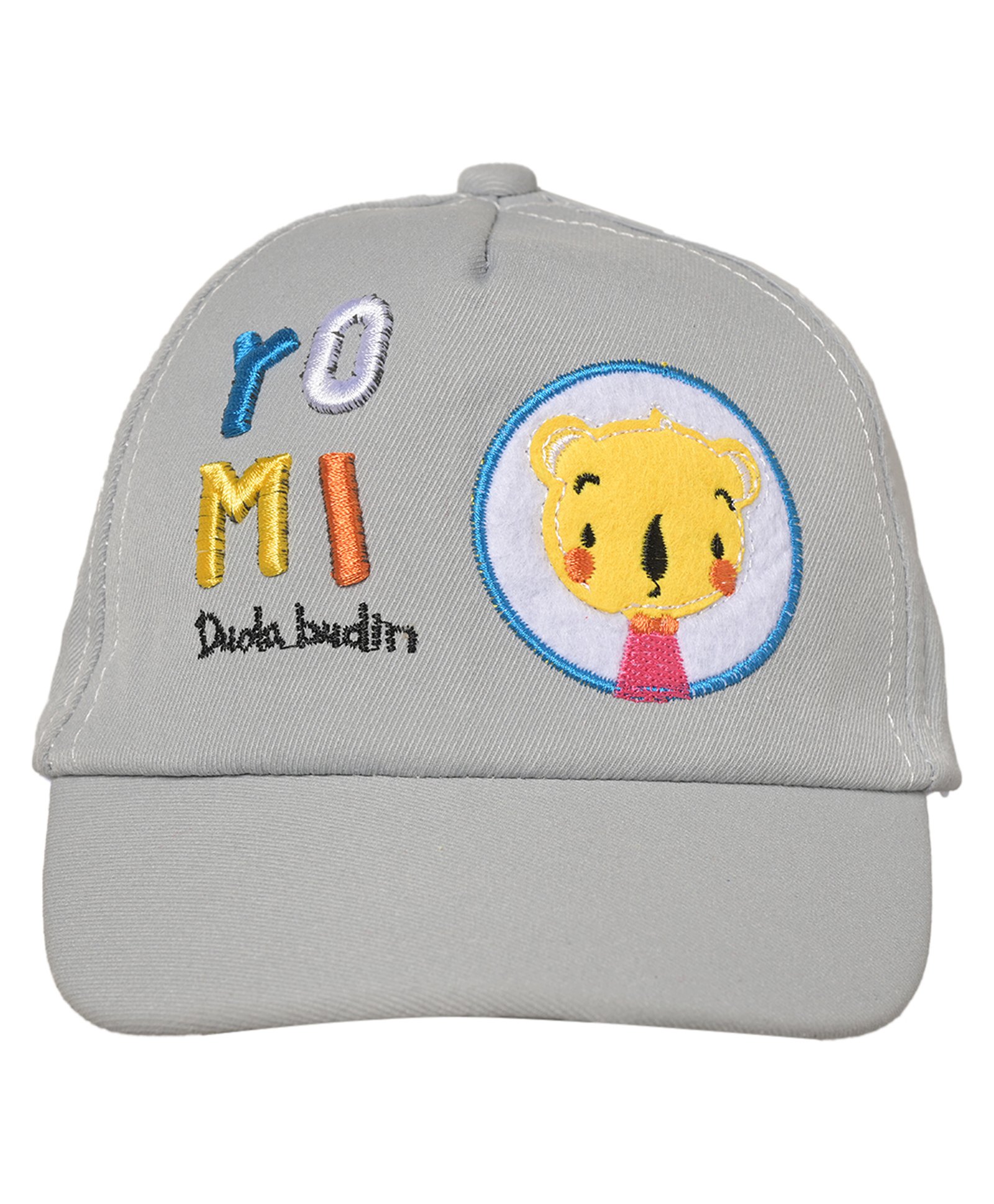 Kid-O-World Animal Embroidered  Cap - Grey-image-24