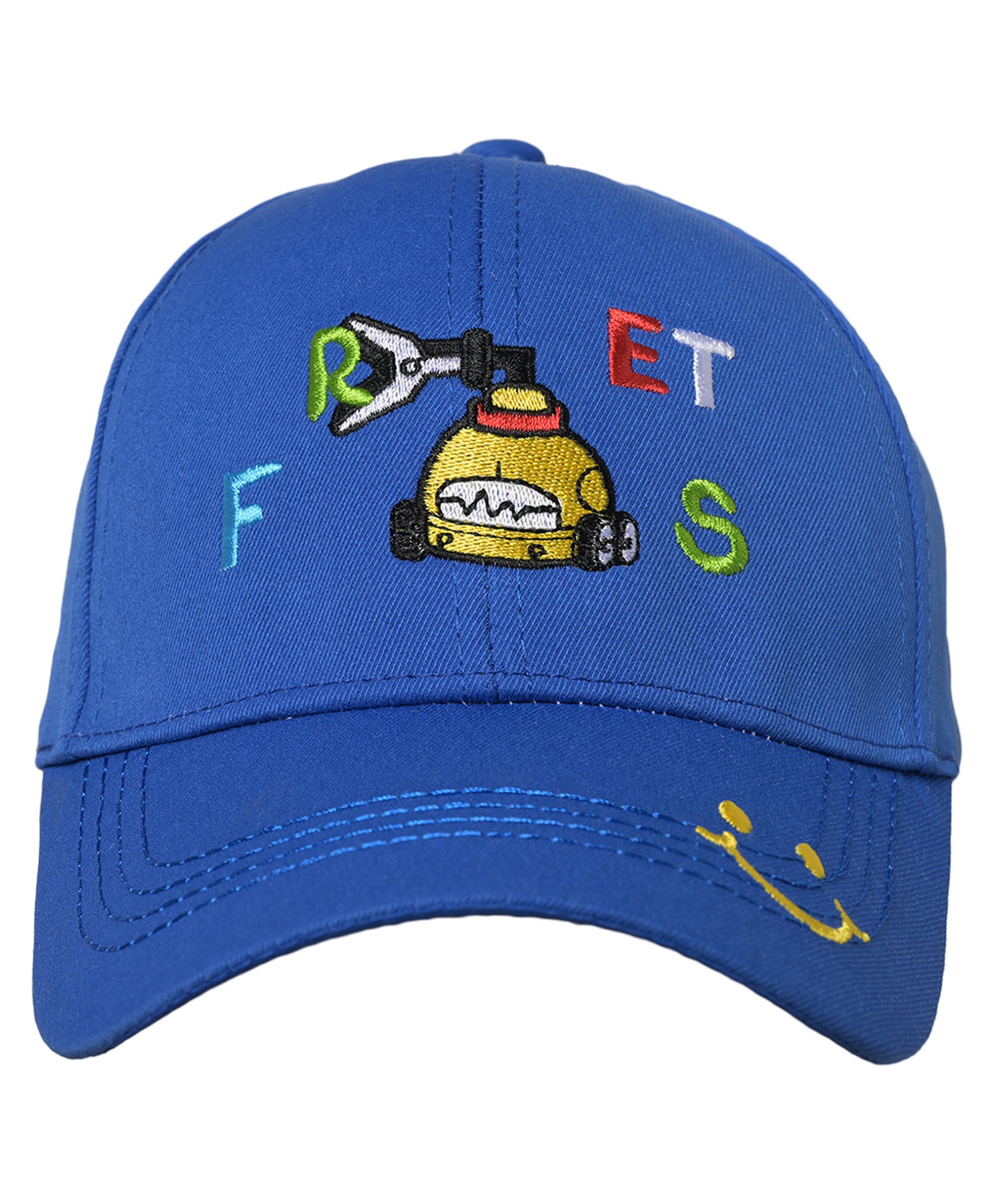 Kid-O-World Robot Embroidered Cap - Blue-picture-31