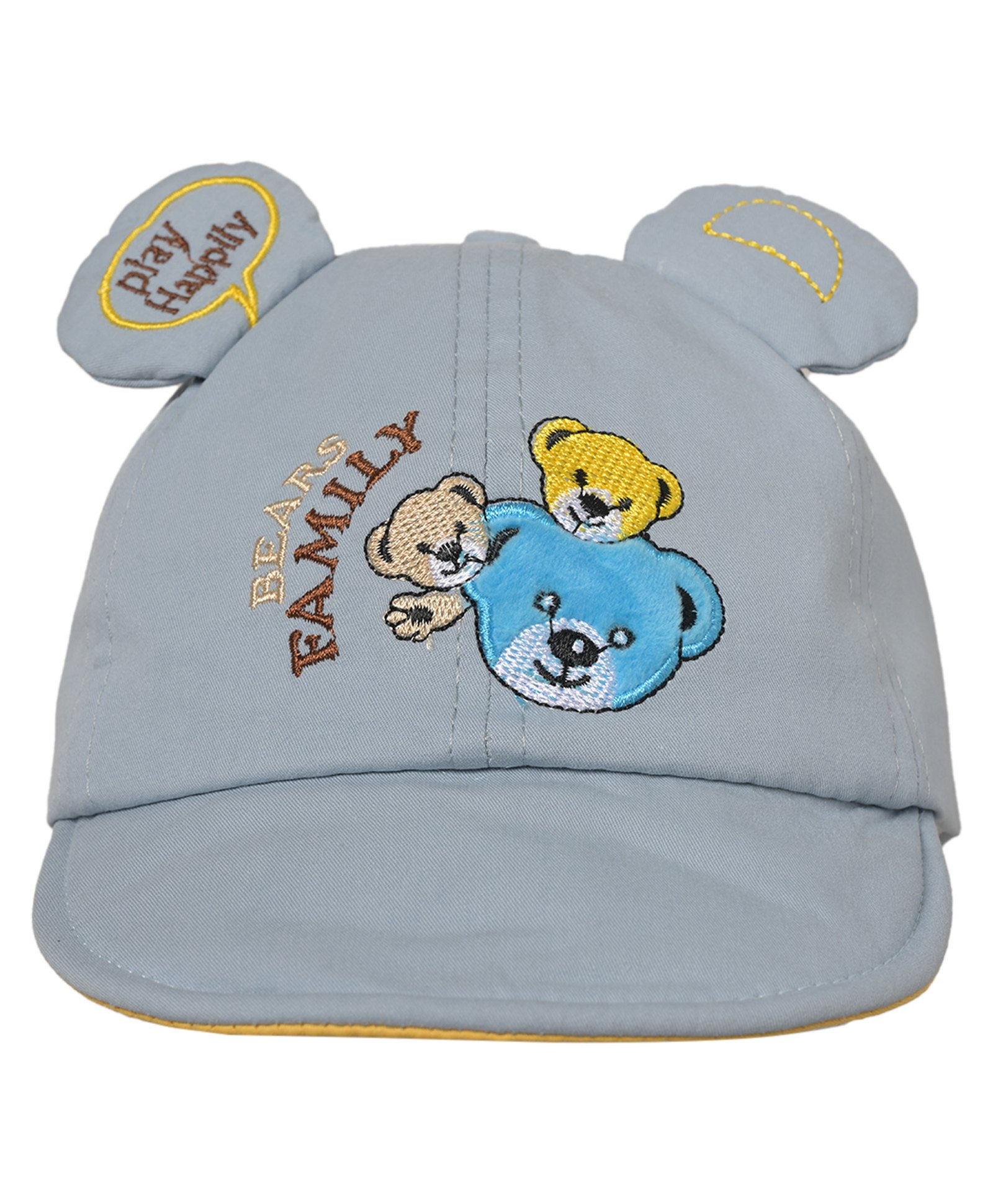 Kid-O-World Cotton Bear Family Detailed Cap - Grey-picture-13