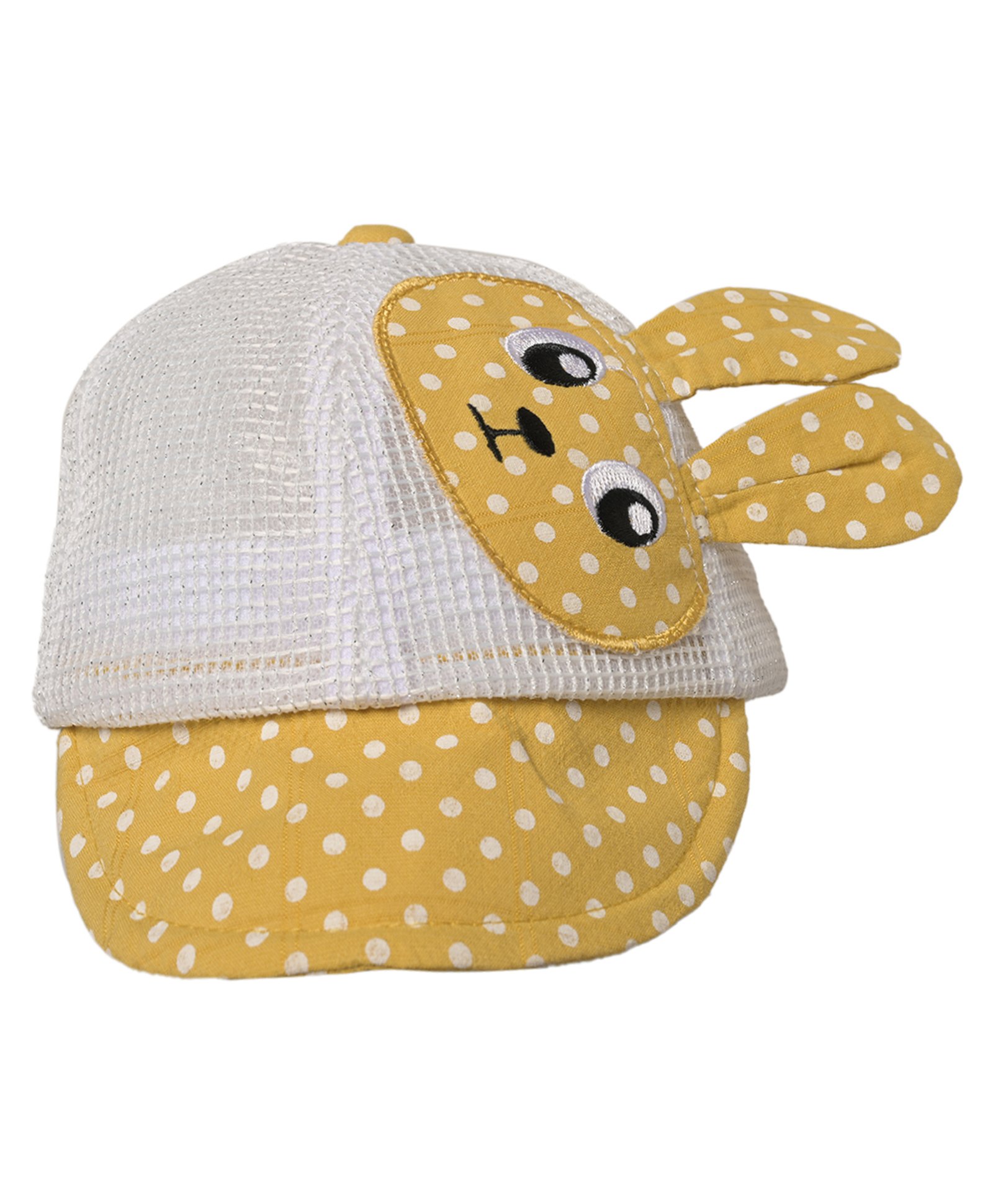 Kid-O-World Cotton Bunny Detailed Cap - Yellow-picture-14