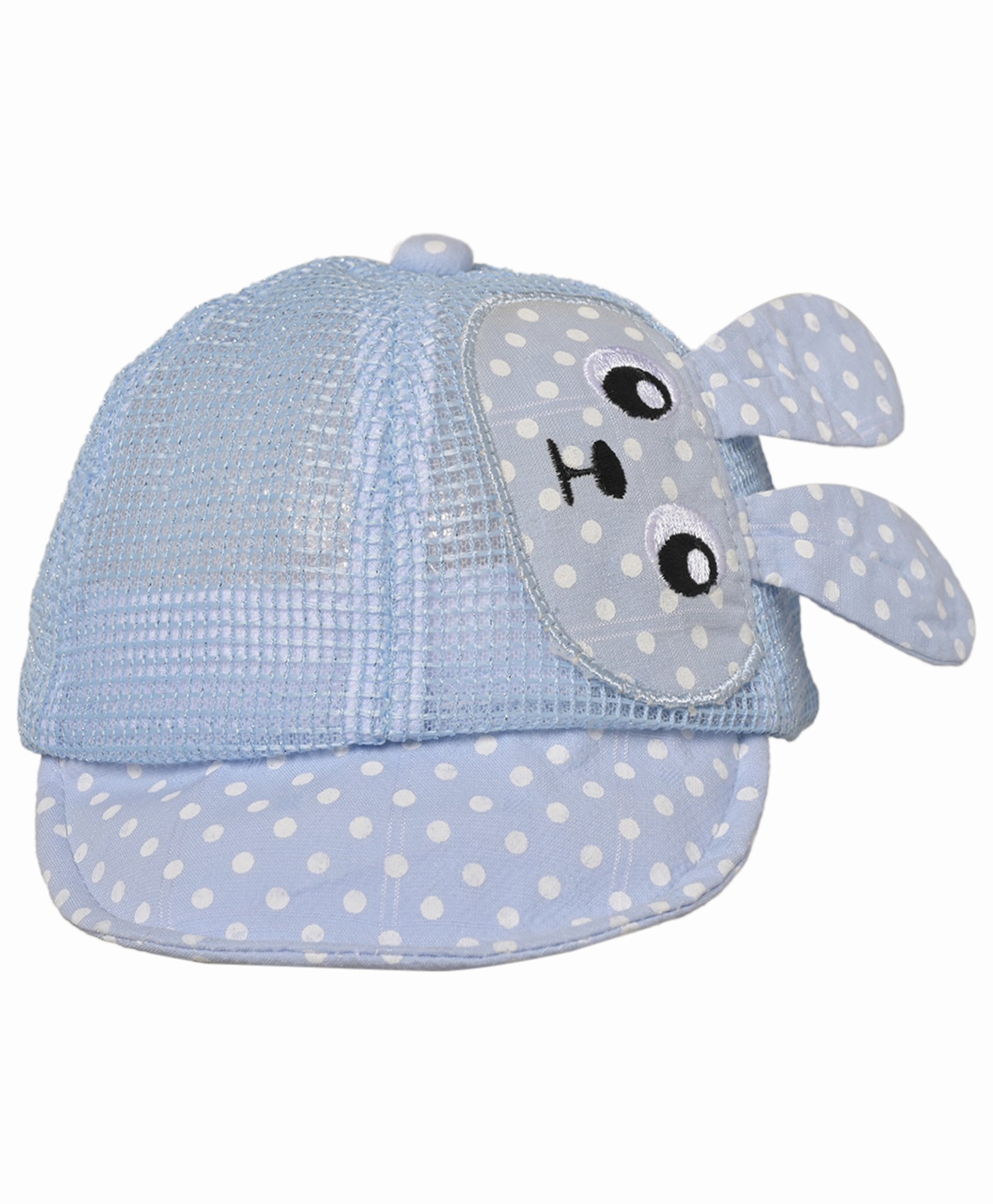Kid-O-World Cotton Bunny Detailed Cap - Blue-picture-13