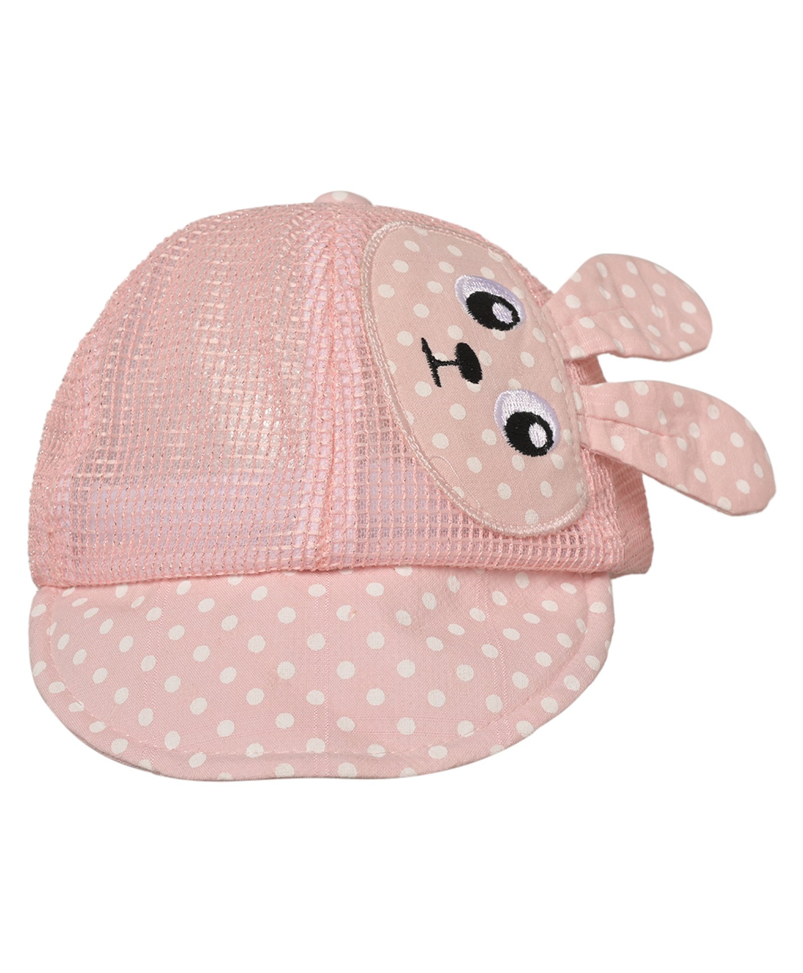 Kid-O-World Cotton Bunny Detailed Cap - Light Pink-picture-26