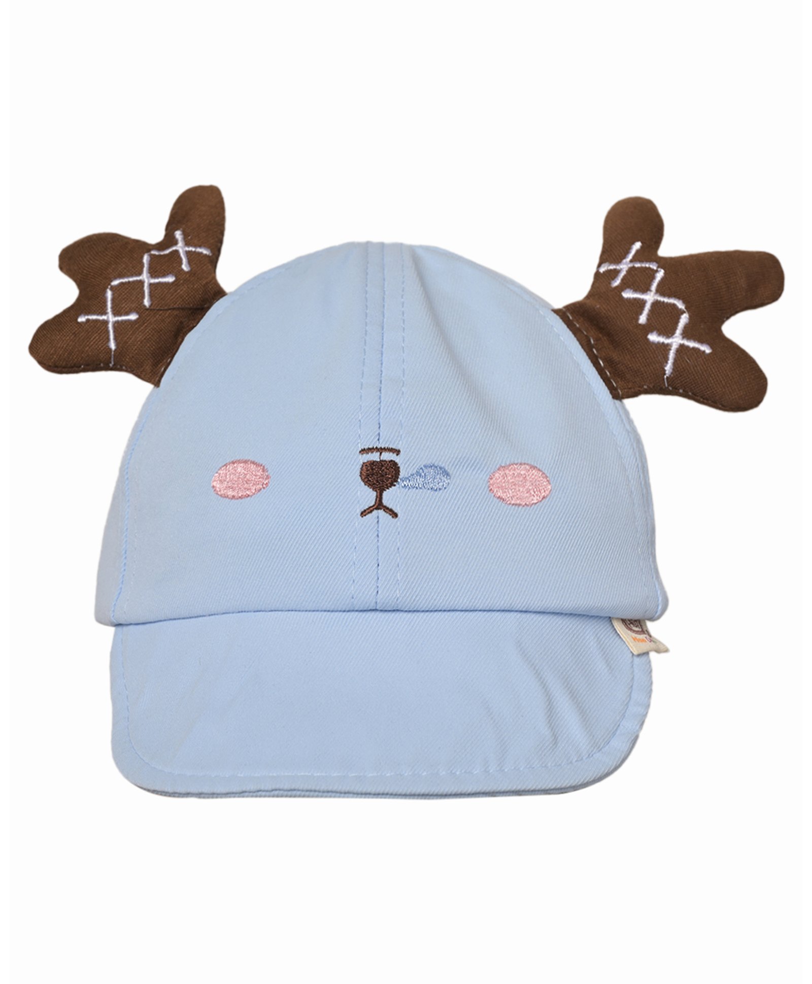Kid-O-World Cotton Animal Ear Applique Detailed Cap - Light Blue-image-25