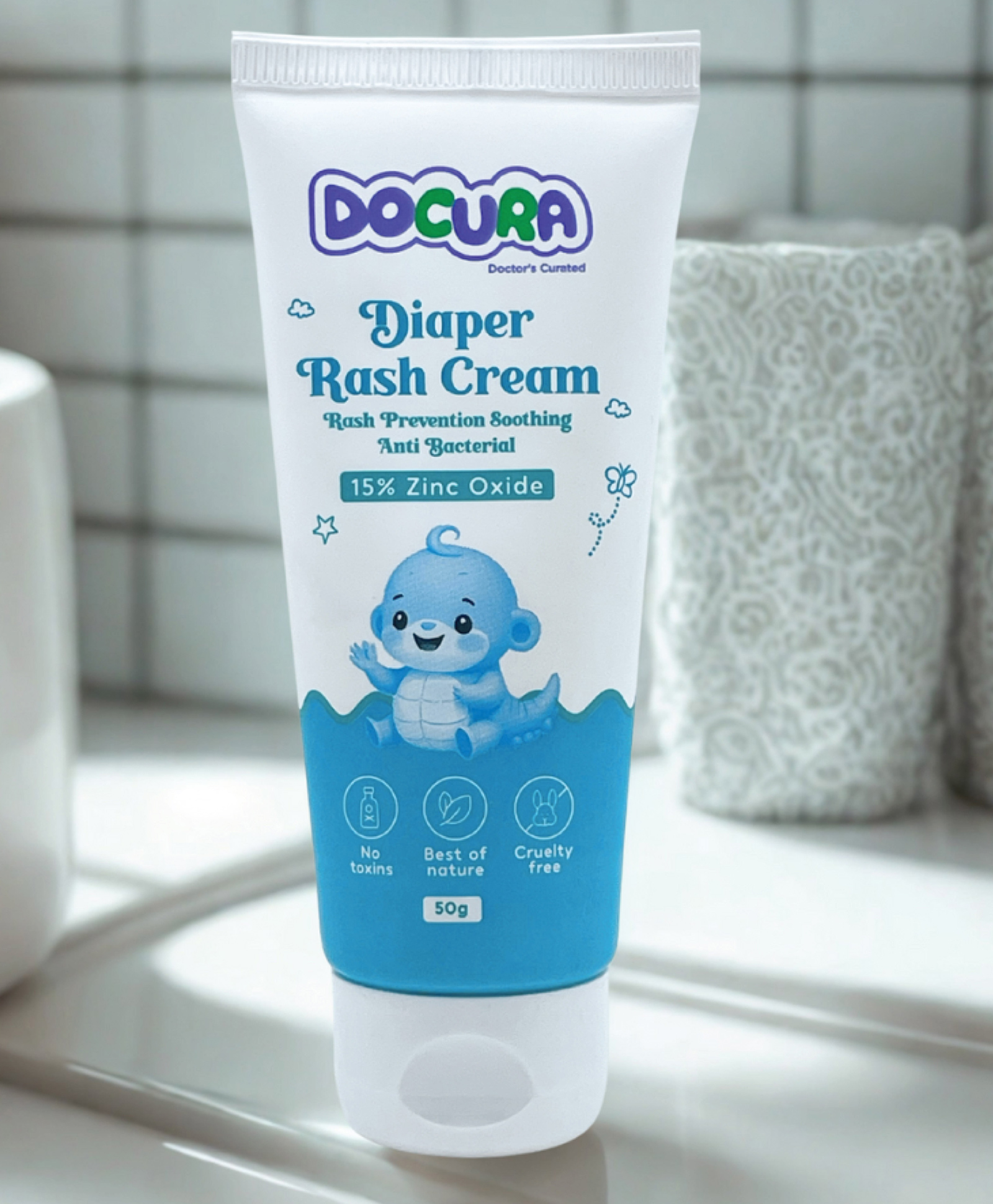 DOCURA Diaper Rash Cream, Dermatologically Tested  75g(Pack of 1)-picture-28