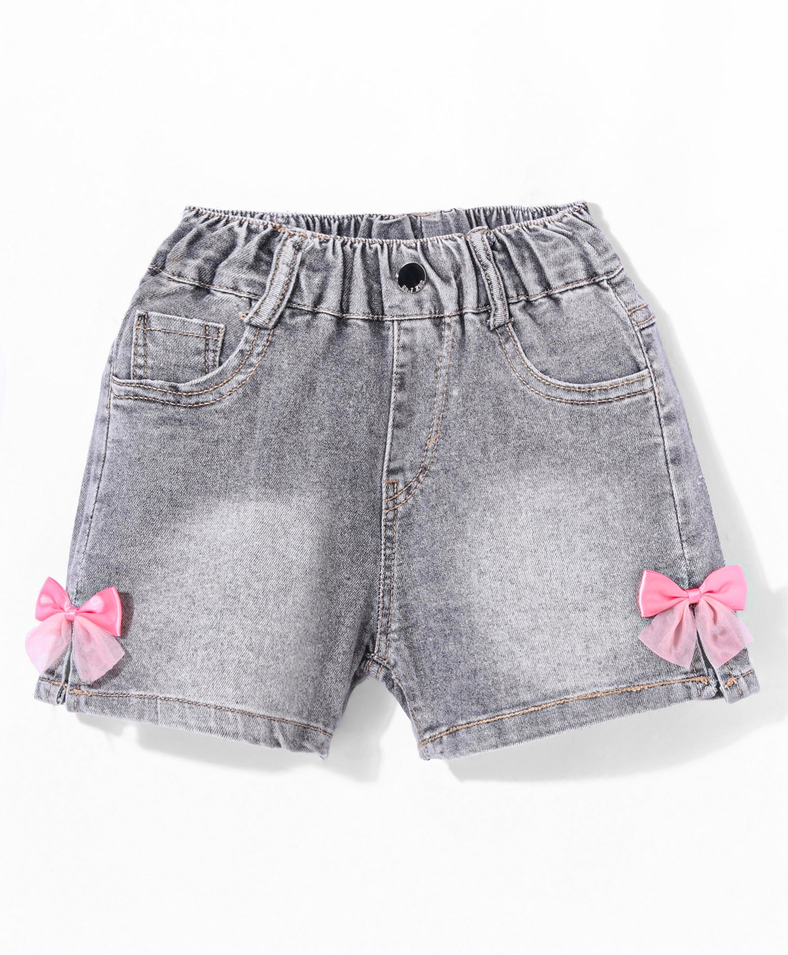 Kookie Kids Shorts with Bow Applique - Black-image-37