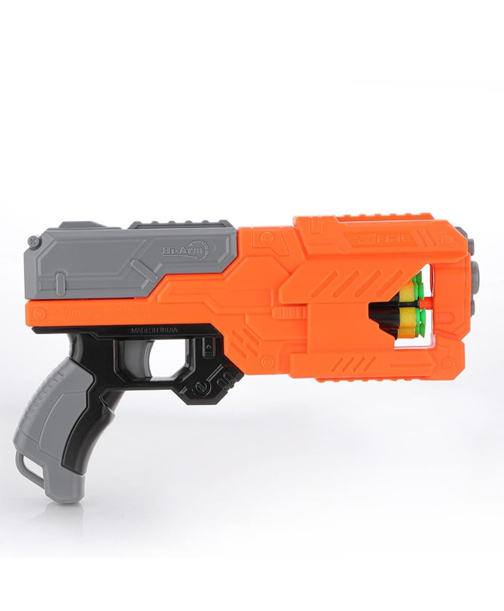 PLUSPOINT Six Fire Toy Gun for Boys,Foam Blaster Guns with Refill Soft Bullets,Shooting Games Dart Gun,Hand Gun Toys Birthday Gift Party Favors for Kids (Six Fire) (Multicolor)-image-23