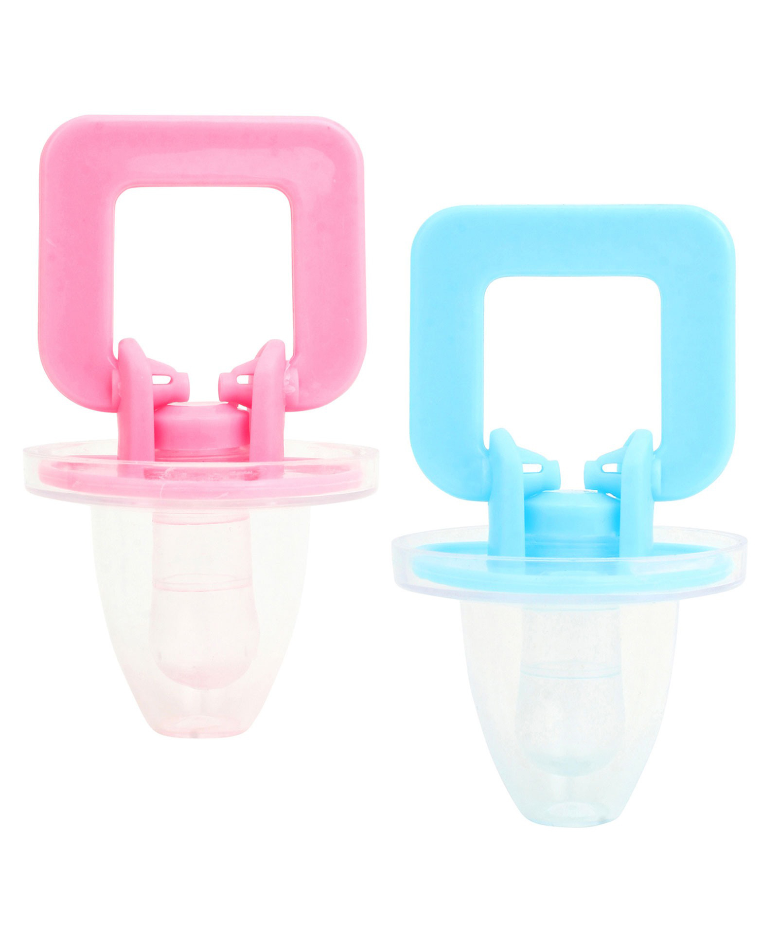 Joy Buzz Full Silicone Orthodontic Soother With Cover Pack Of 2-Blue & Pink-picture-10