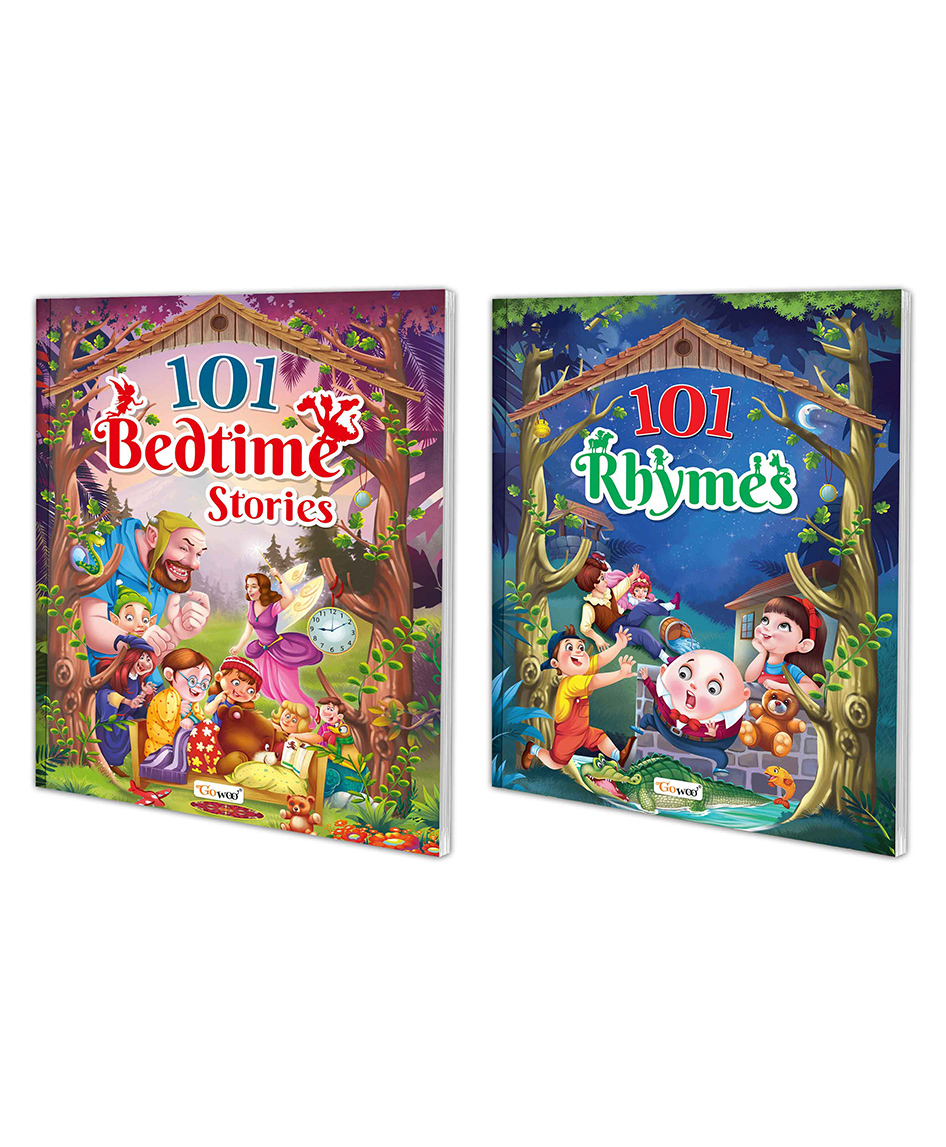 101 Bedtime Stories and 101 Rhymes Book for kids (Ages 3-12) (Paperback) : Children learning book, Bedtime story book. Kids Story book, Fun rhymes learning book | Pack of 2 book for kids.-image-26