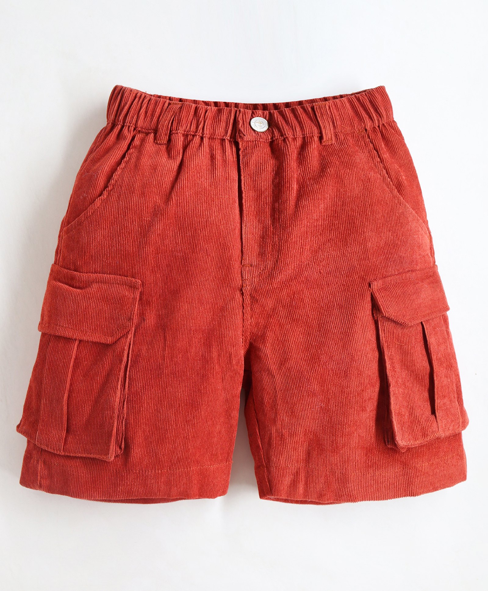 Cherry Crumble By Nitt Hyman Textured Shorts - Orange-picture-15