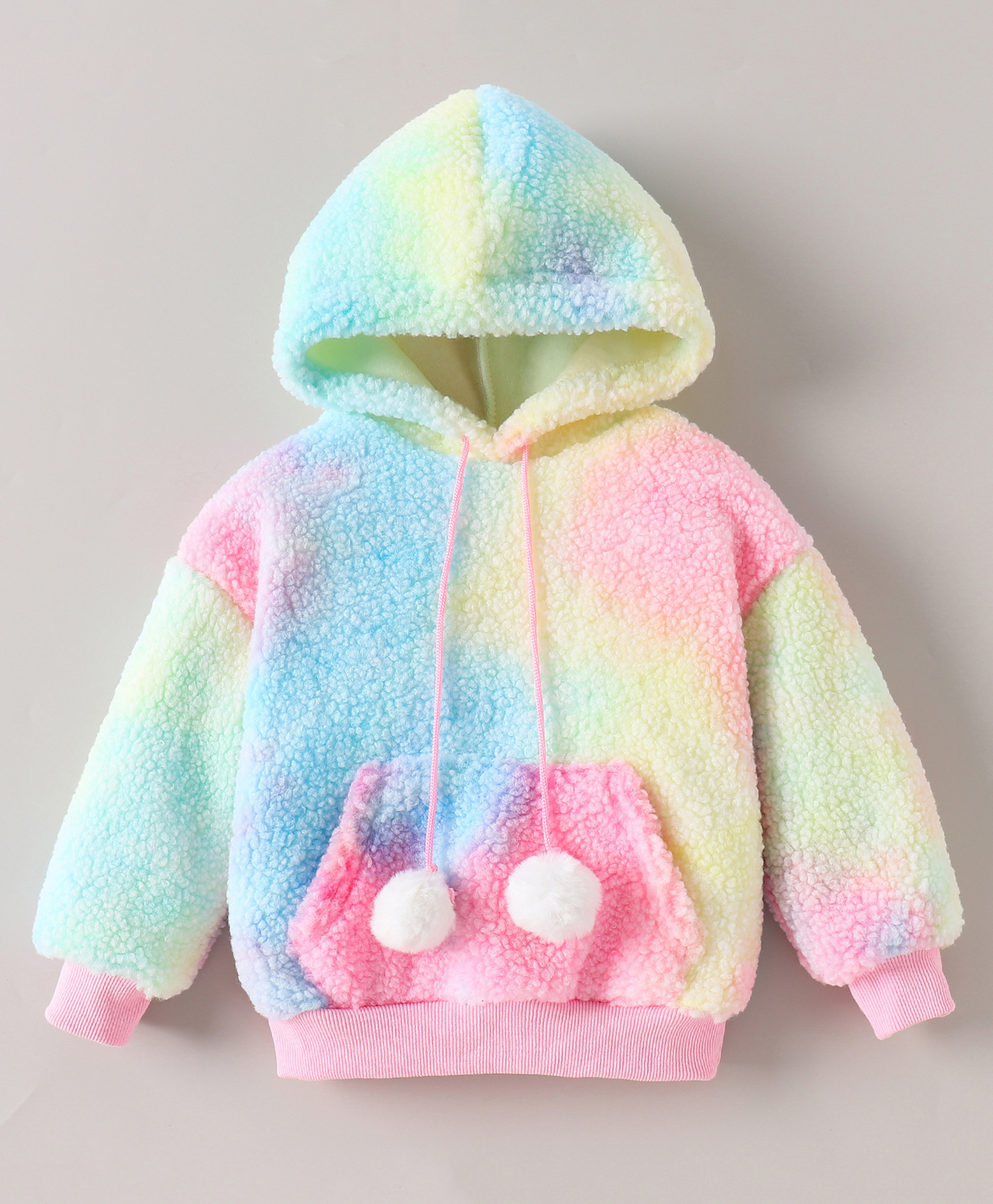 Kookie Kids Full Sleeves Hoodie  With Colour Block Design & Kangaroo Pockets - Multicolour-picture-18