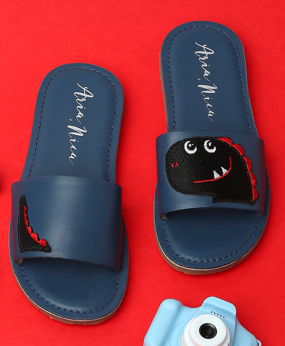 Aria+Nica Dinosaur Detailed Slides - Navy Blue-picture-13