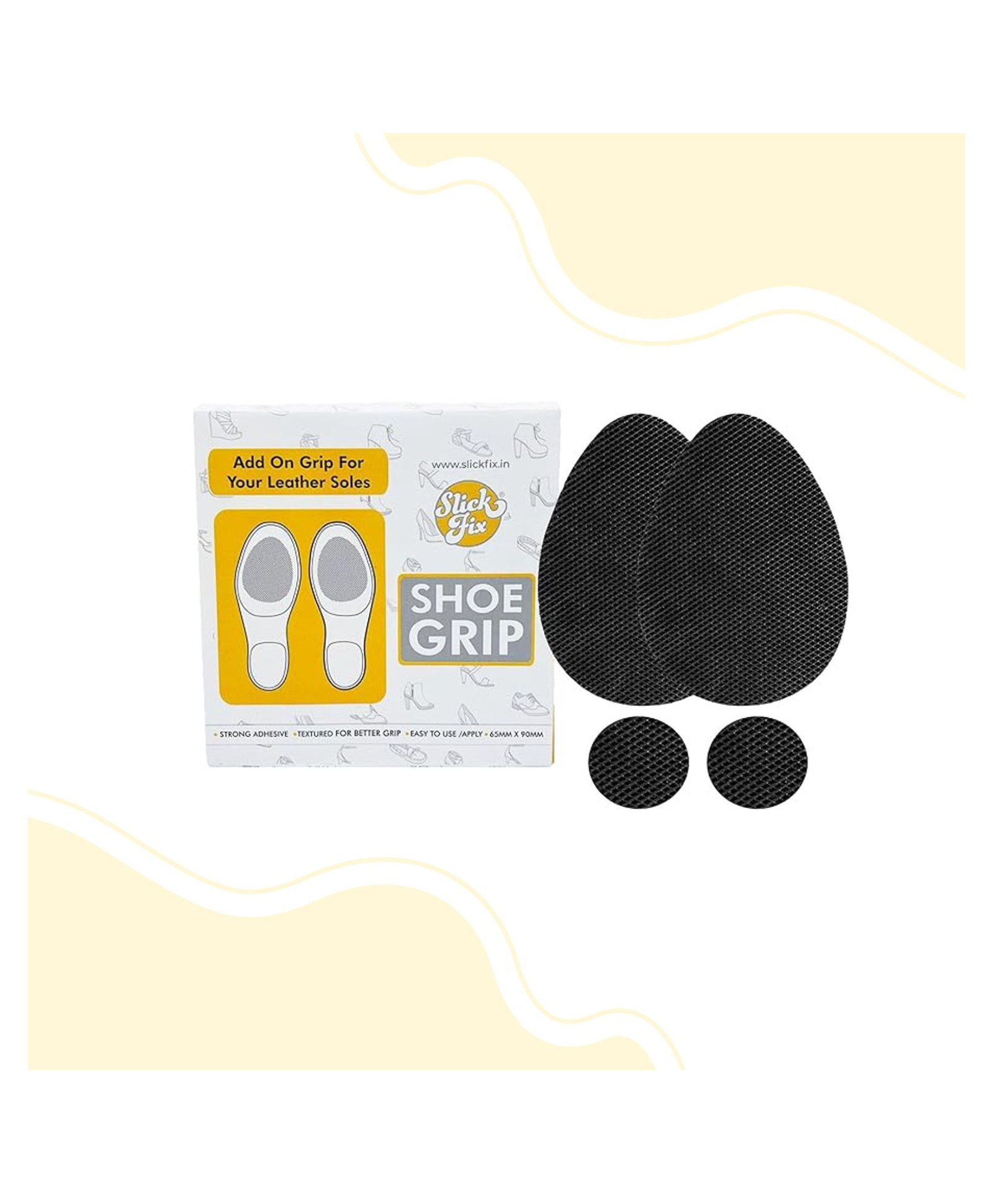 SlickFix Non-Slip Shoes Grips (Pack of 8 pieces)