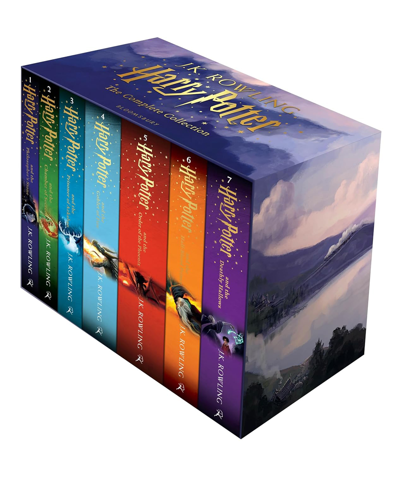 Harry Potter Box Set: The Complete Collection (Children's Paperback) By J K Rowling - English-image-17