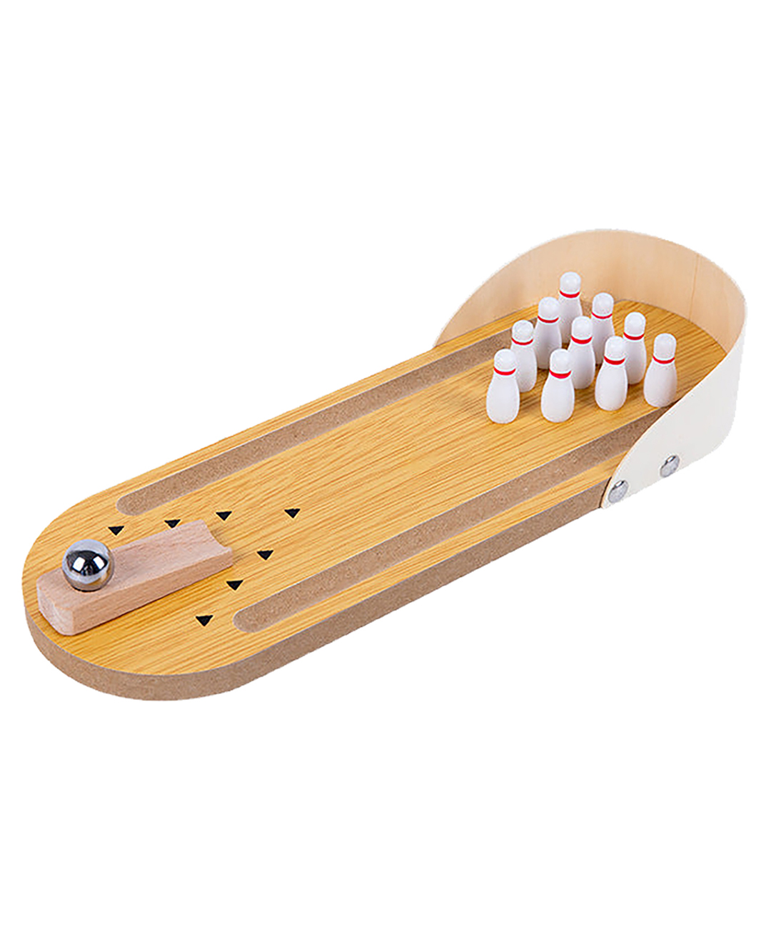 SYGA Children's Wooden Bowling Game Set, Wood Pins and Balls, Interactive Toy for Kids-picture-18