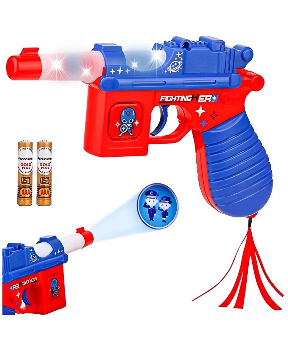 ADKD Projector Toy Gun with Realistic Sound, Telescope and Light Effect- Color May Vary-picture-17