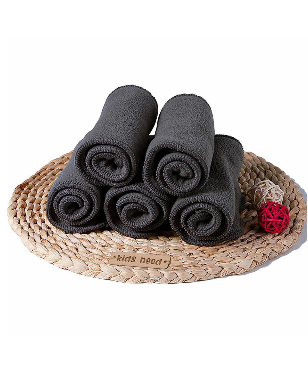 Kids need Diaper insert 5 Pcs. Pack Upgraded High Absorbent Quick Dry Bamboo Charcoal soaker pads Reusable and Washable-image-29